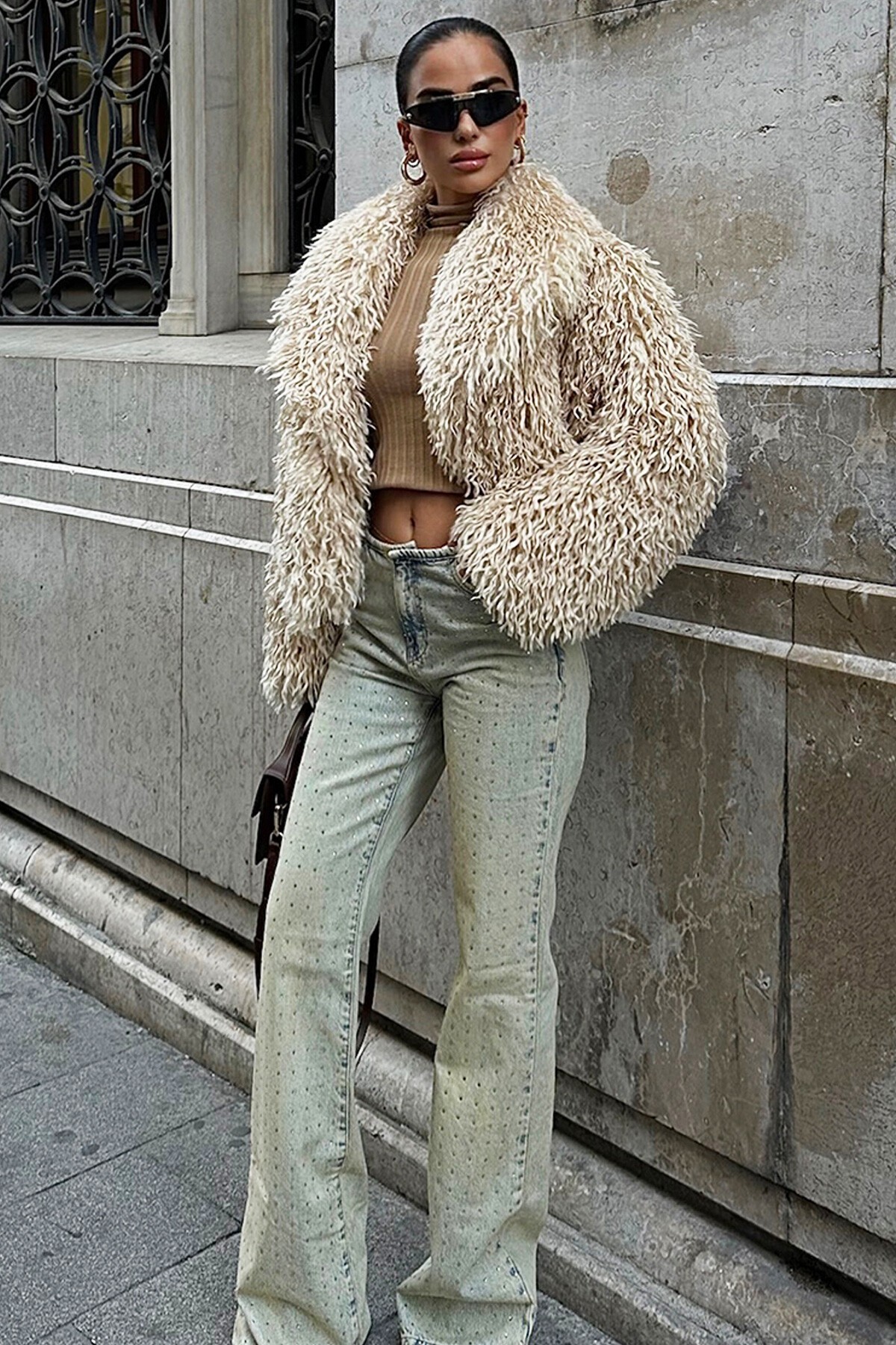 Taş Suni Kürk Kaban