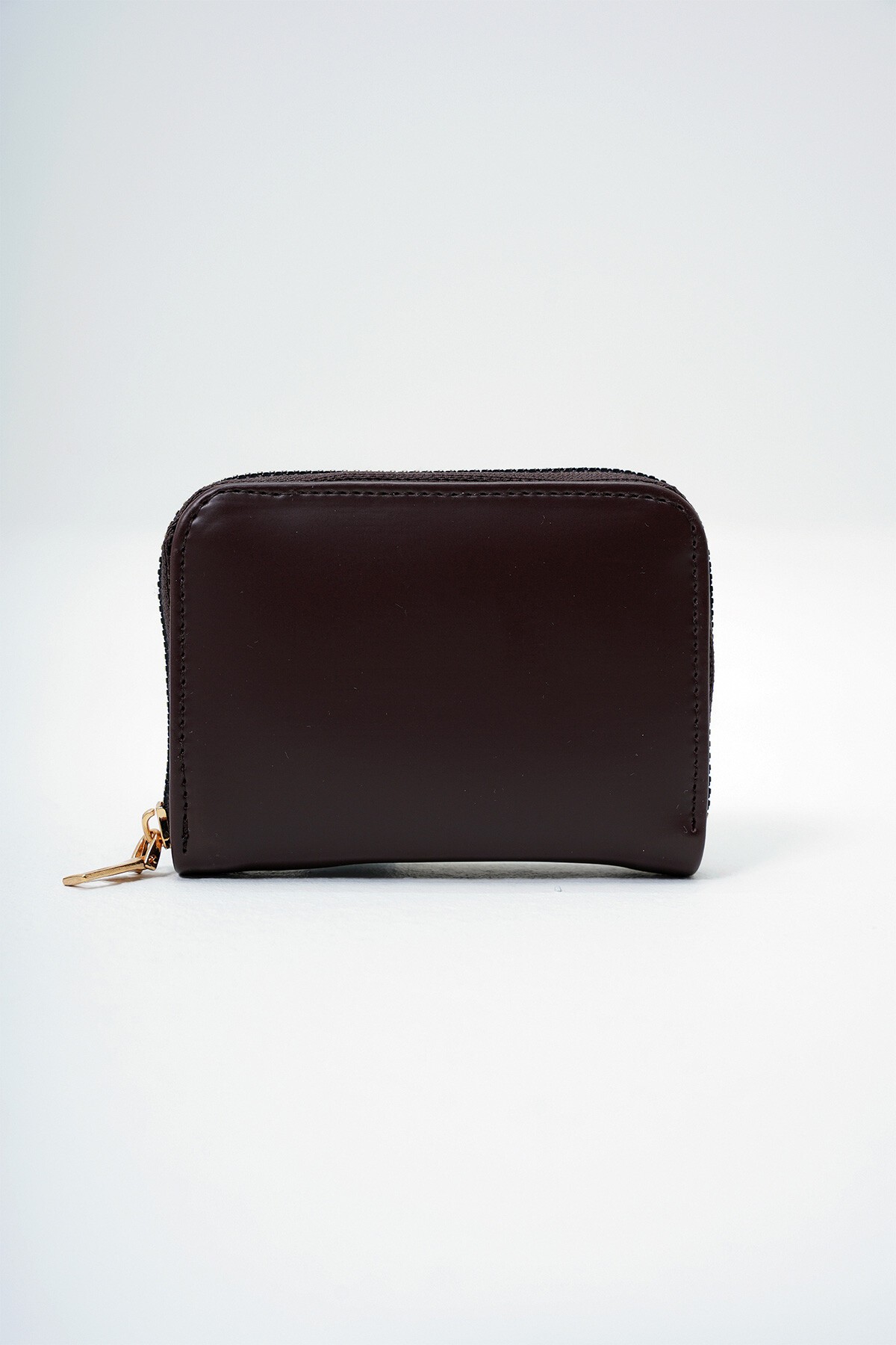 Acı Kahve Suni Deri Mini Kartlık