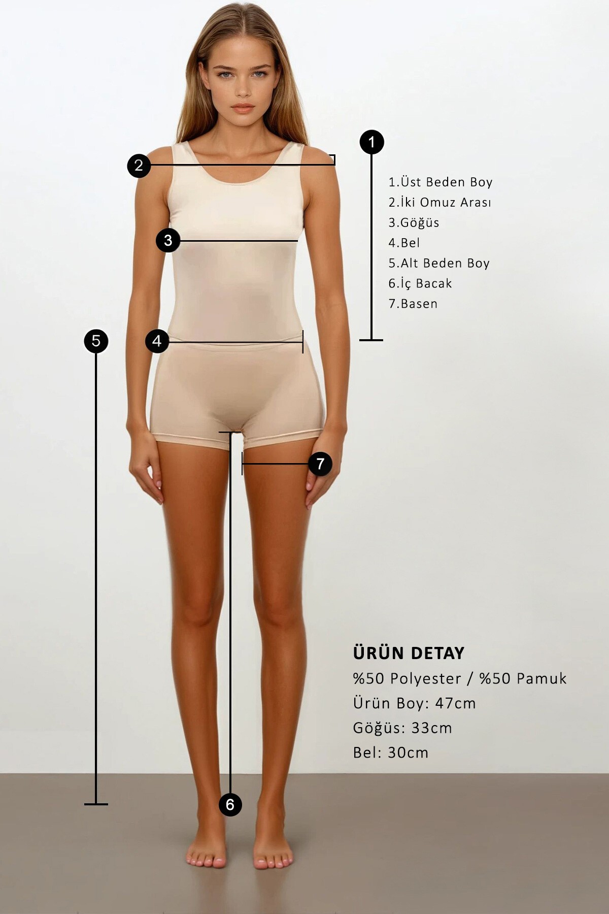 Beyaz Kopça Kapamalı Gömlek