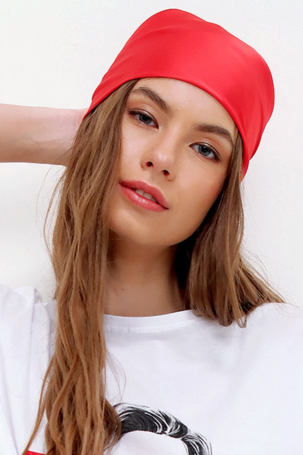 Kırmızı Saten Fular