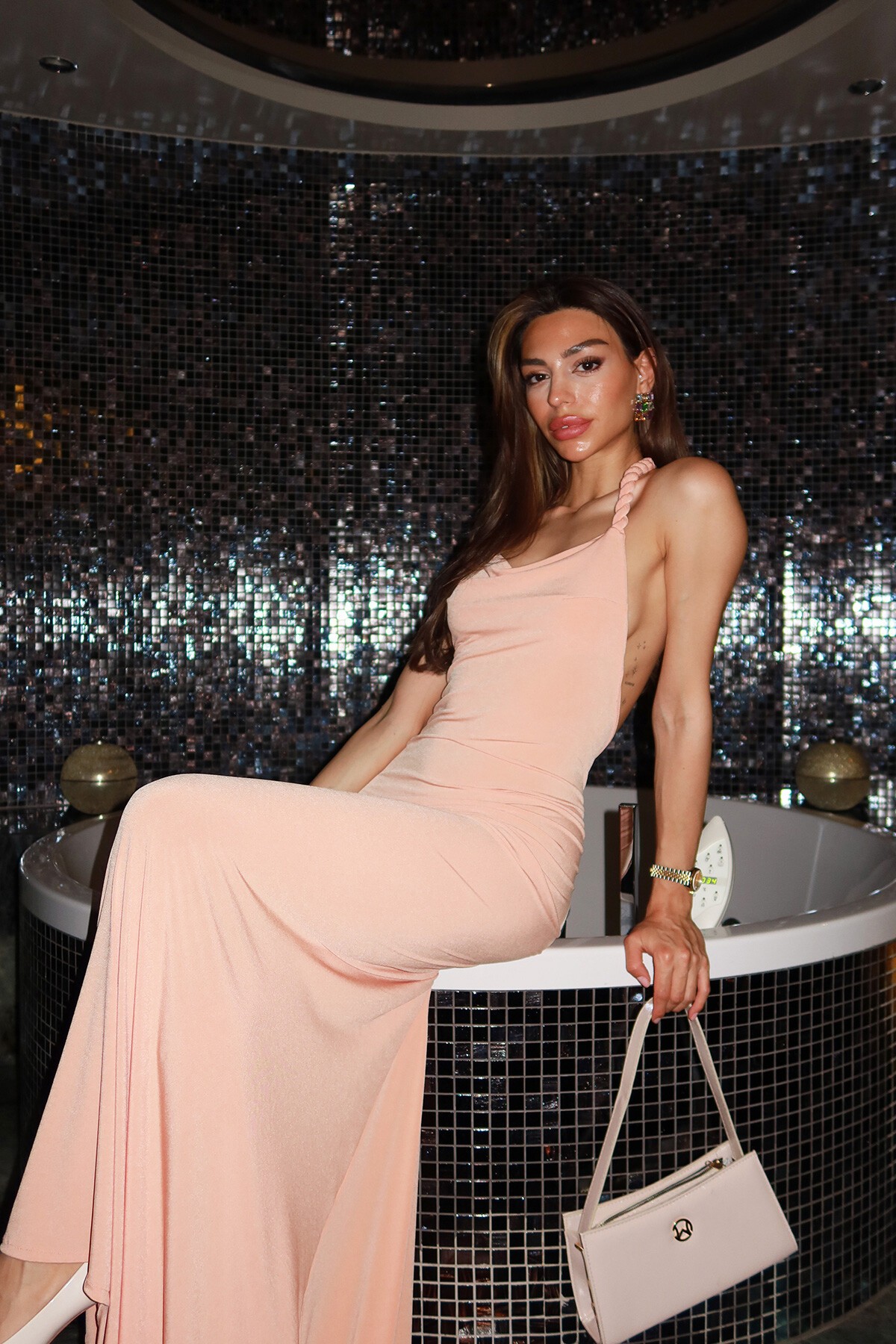 Mix Elbise Ve Çanta - Magic Touch V00041