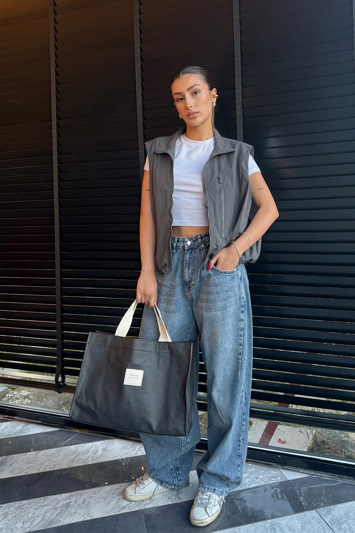 Mix Yelek Pantolon Bluz Çanta - Feel The Vibe V00001