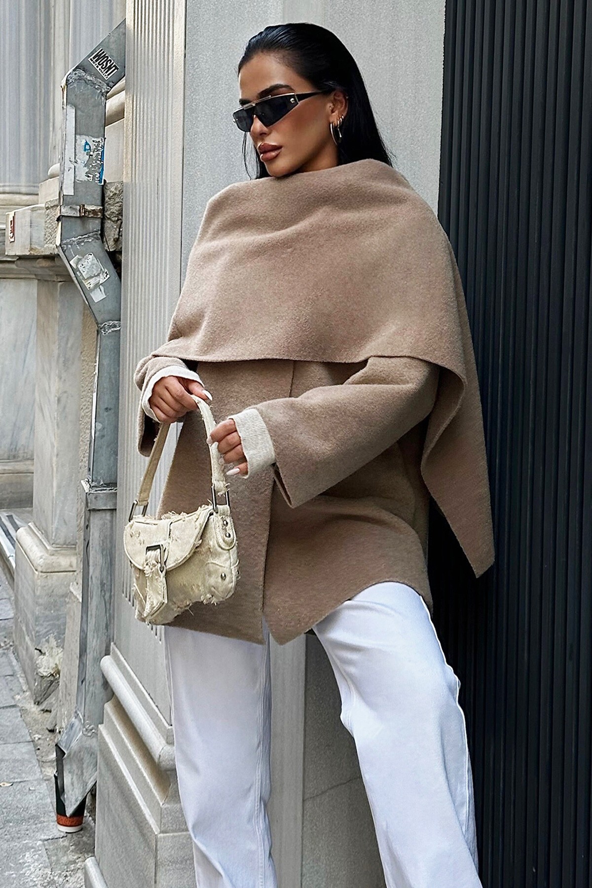 Taş Yün Karışımlı Ceket