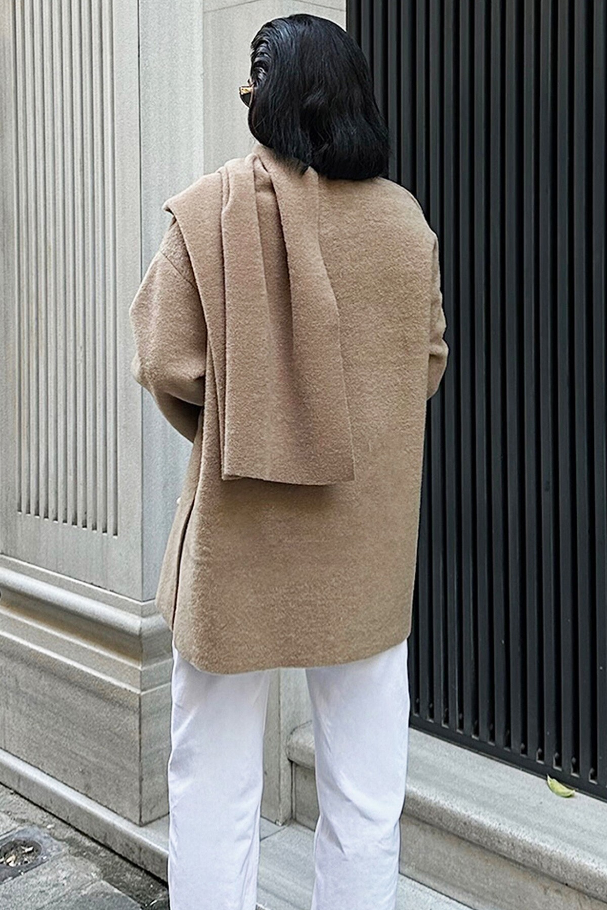 Taş Yün Karışımlı Ceket