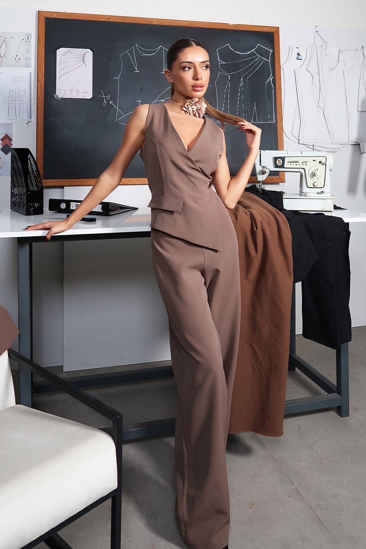 Vizon Tulum Ve Blazer Takım