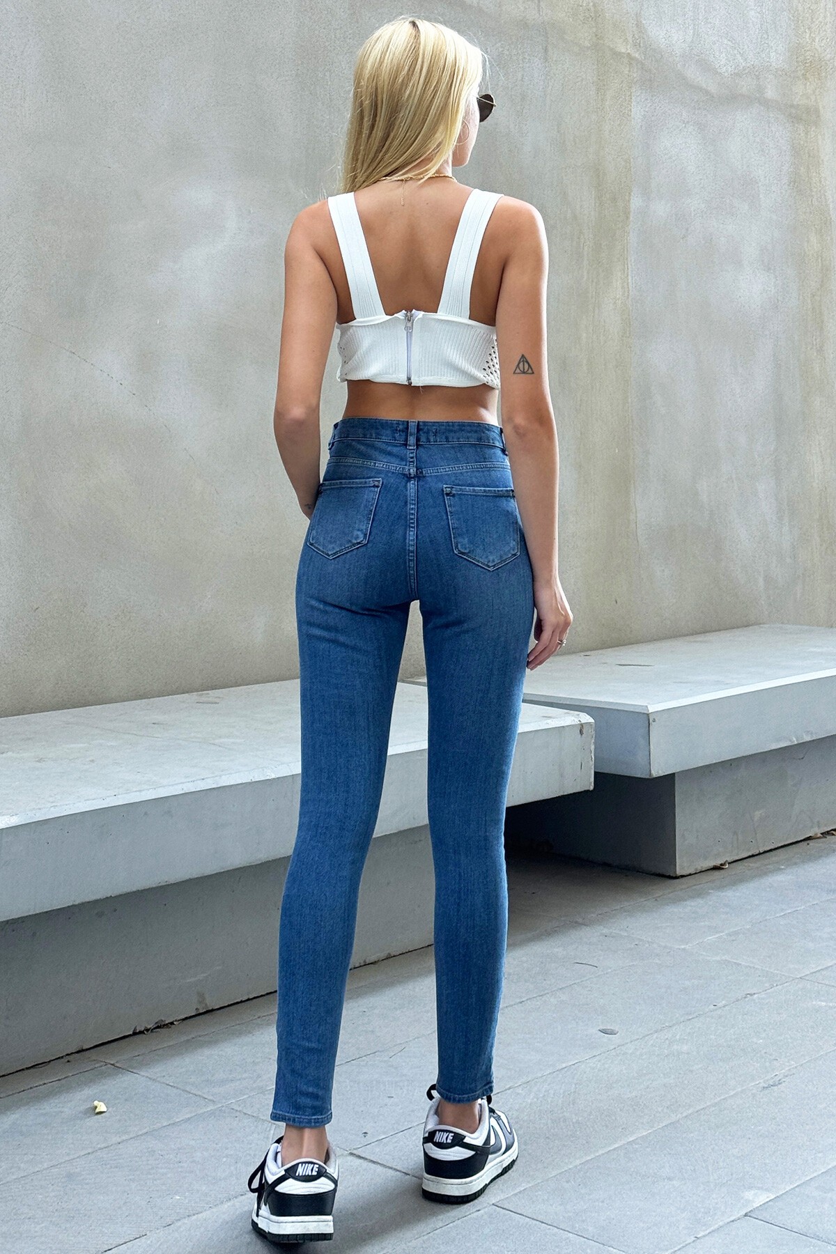 Mavi Orta Bel Skinny Jean