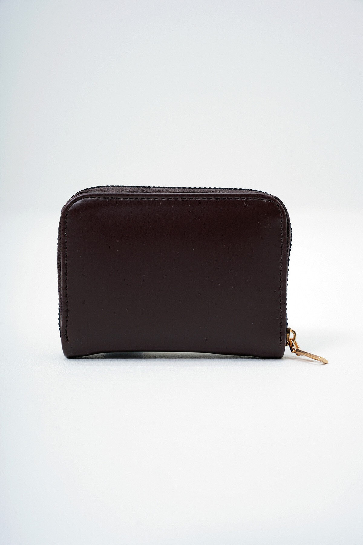 Acı Kahve Suni Deri Mini Kartlık