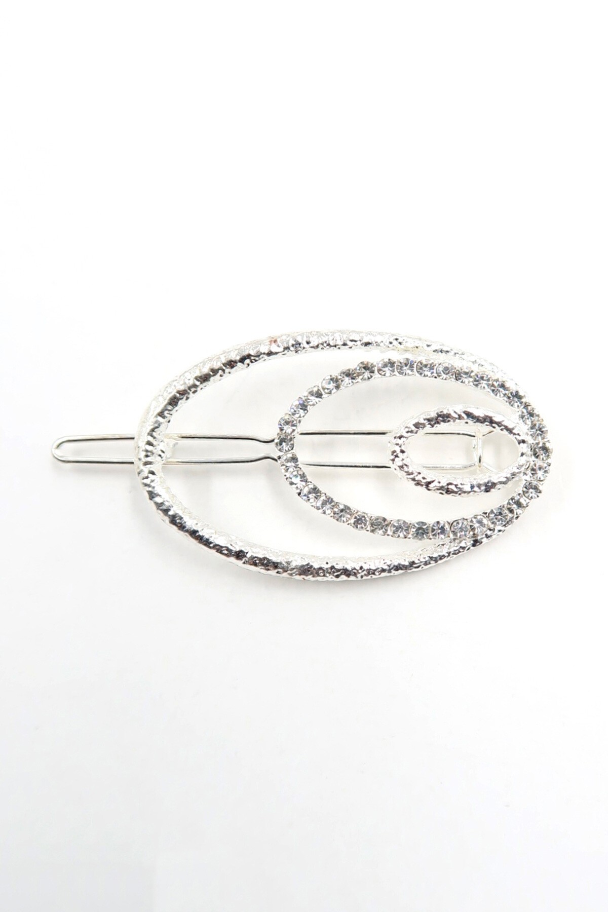 Gold Zirkon Taşlı İnci Detaylı 5Li Gold Saç Tokası Seti