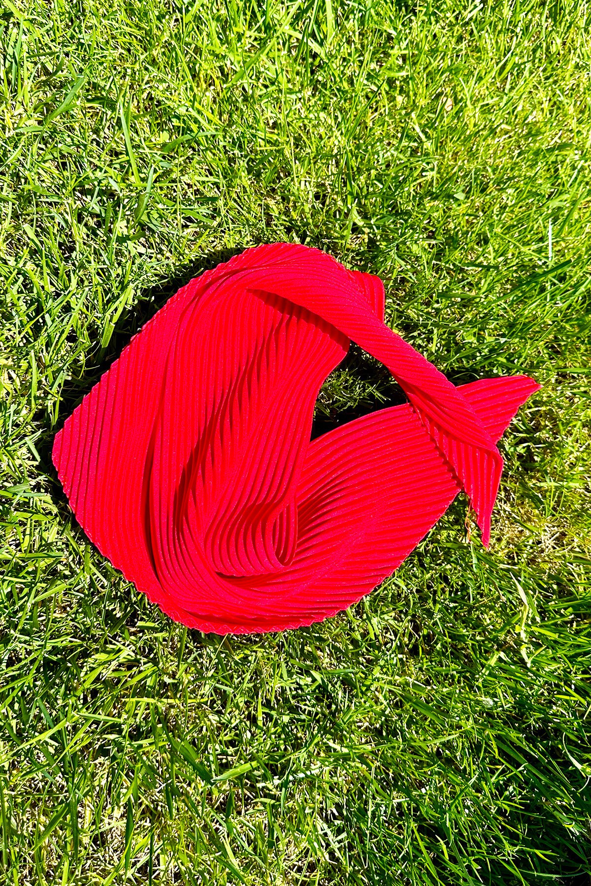 Kırmızı Piliseli Fular