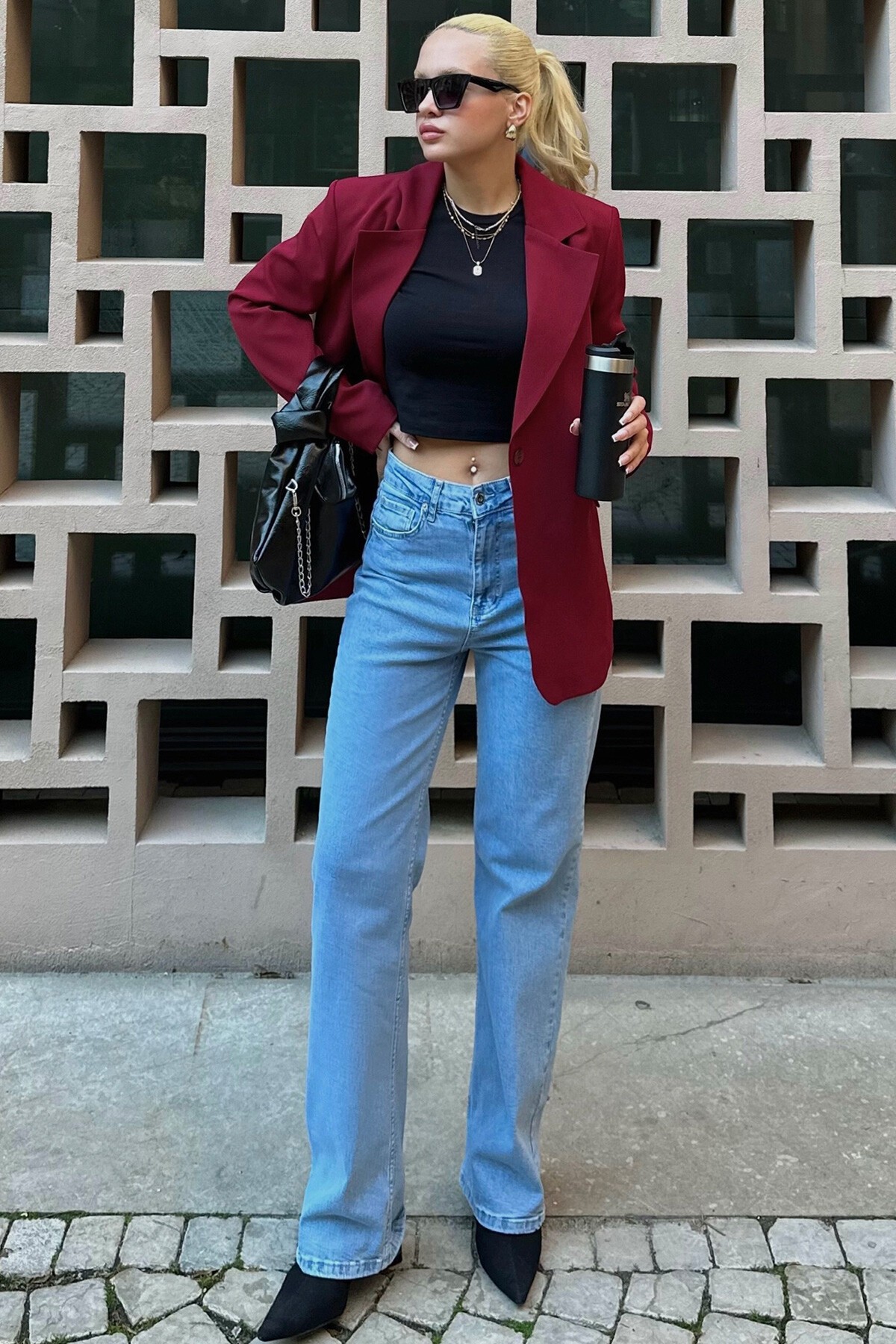 Mavi 5 Cepli Palazzo Jean