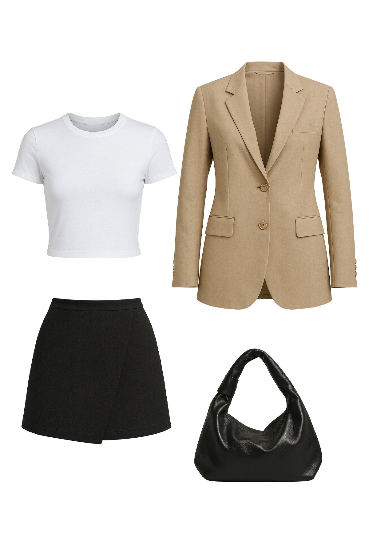 Mix Ceket Etek Çanta Ve Bluz - Feel The Vibe V00005