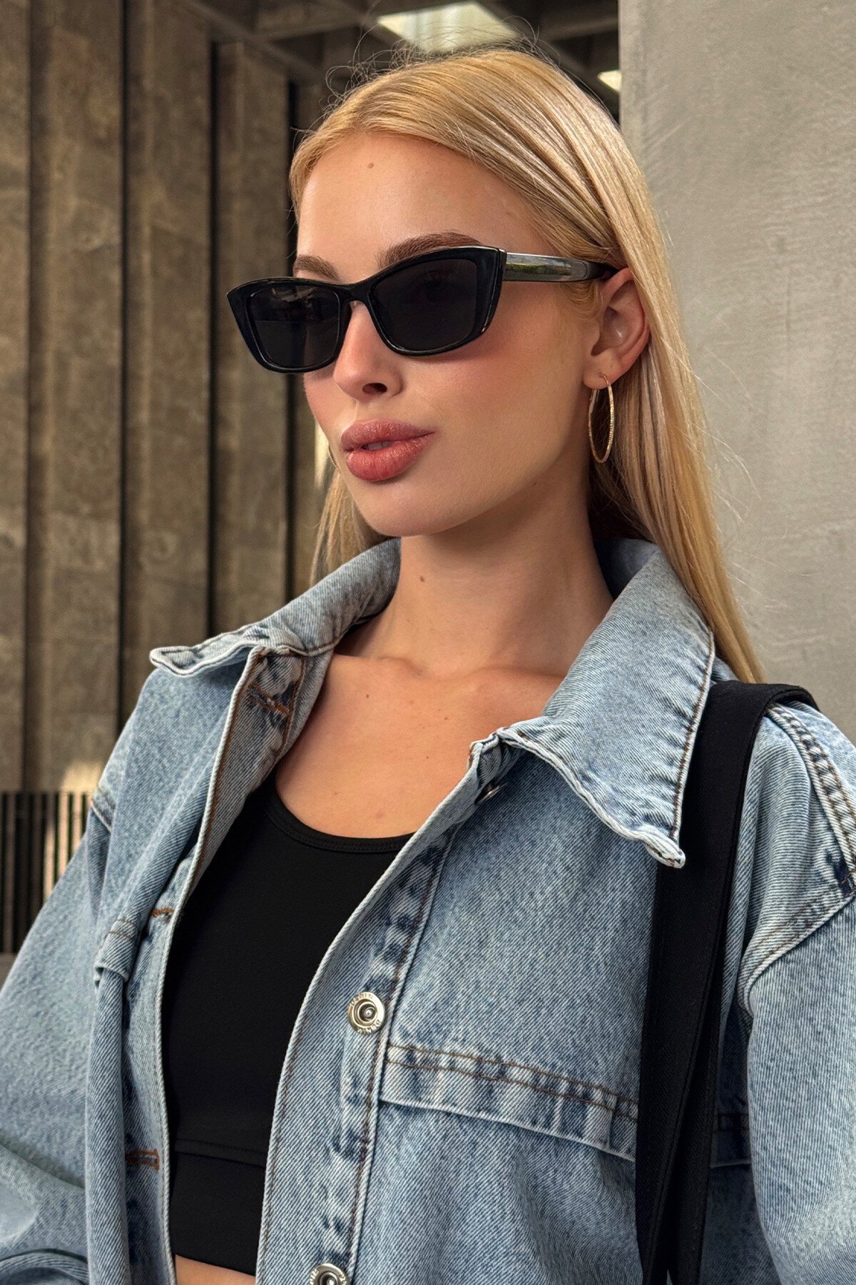 Mix Ceket Tayt Gözlük Çanta Ve Bluz - Stay Fit V00027