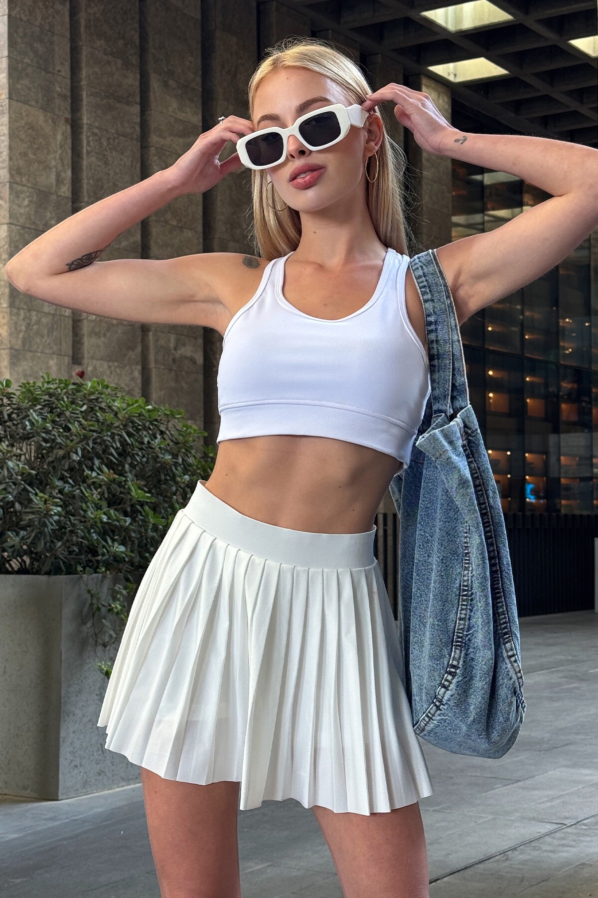 Mix Etek Gözlük Ceket Çanta Ve Atlet - Stay Fit V00025