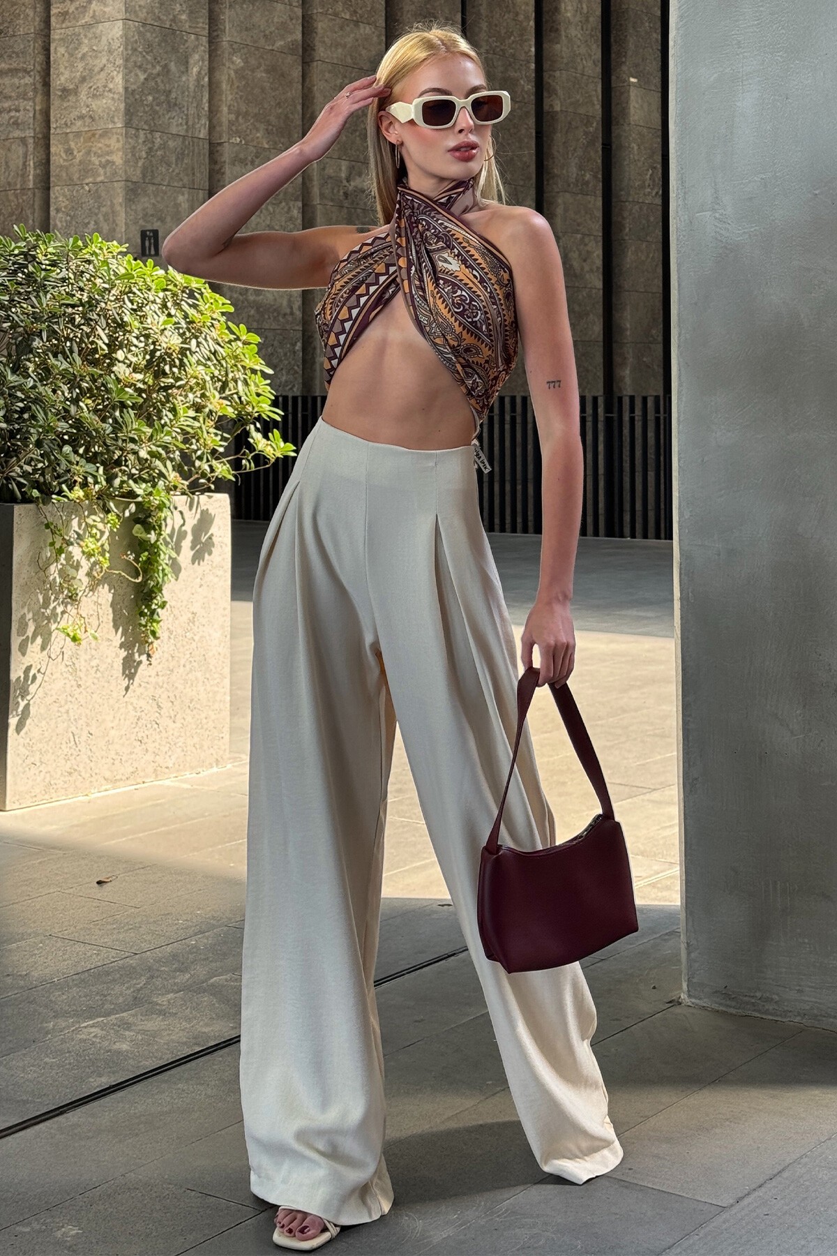 Mix Pantolon Büstiyer Çanta Ve Gözlük - Boho WhisperS V00050