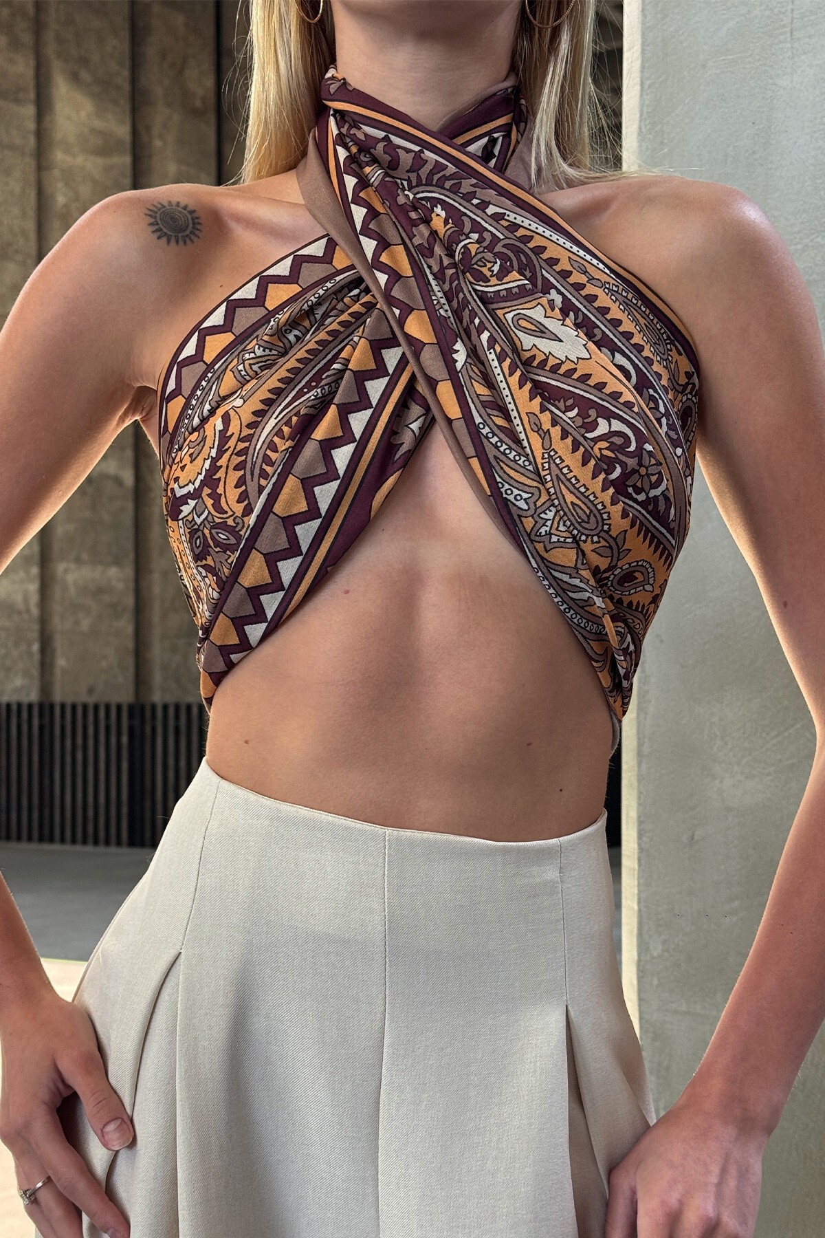 Mix Pantolon Büstiyer Çanta Ve Gözlük - Boho WhisperS V00050