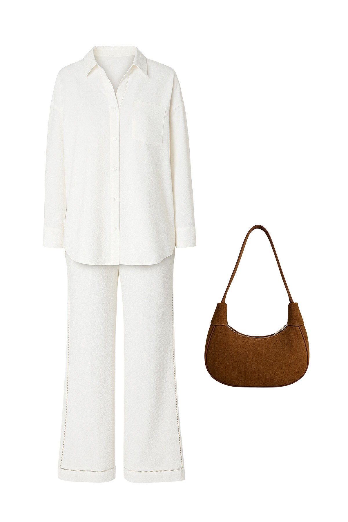 Mix Pantolon Gömlek Çanta - Golden Hour V00033