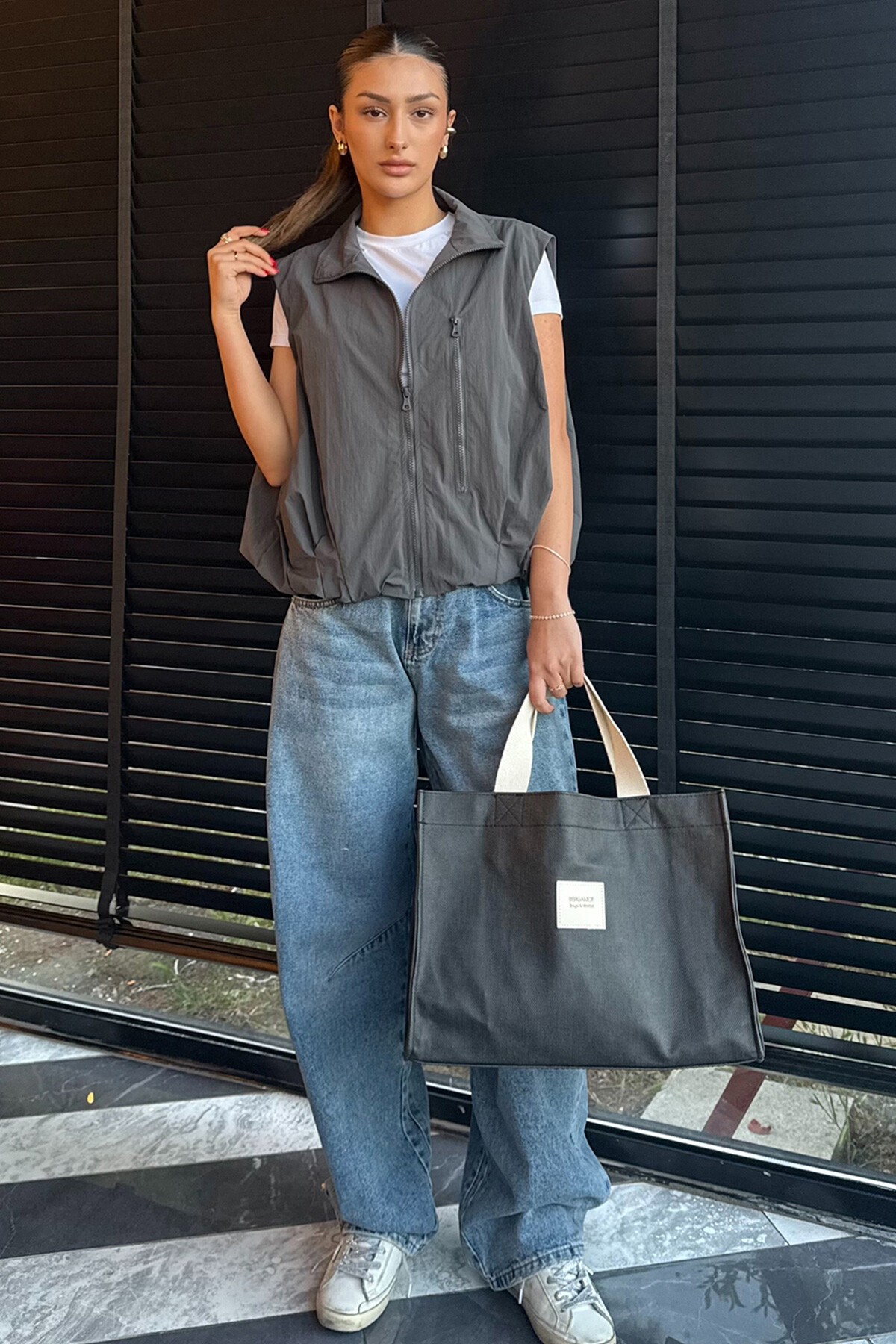 Mix Yelek Pantolon Bluz Çanta - Feel The Vibe V00001