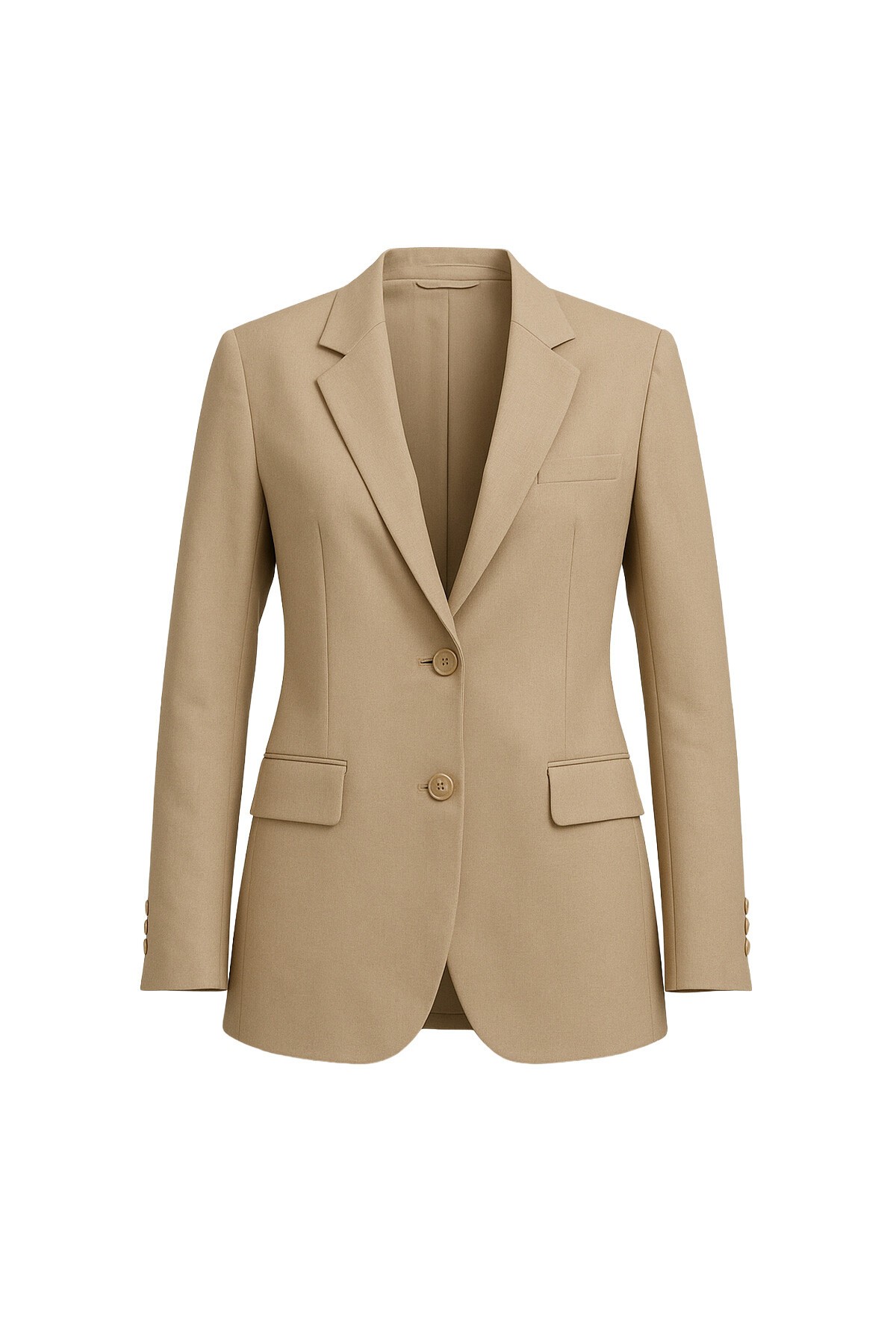 Vizon Astarlı Dgold Düğmeli Blazer Ceket