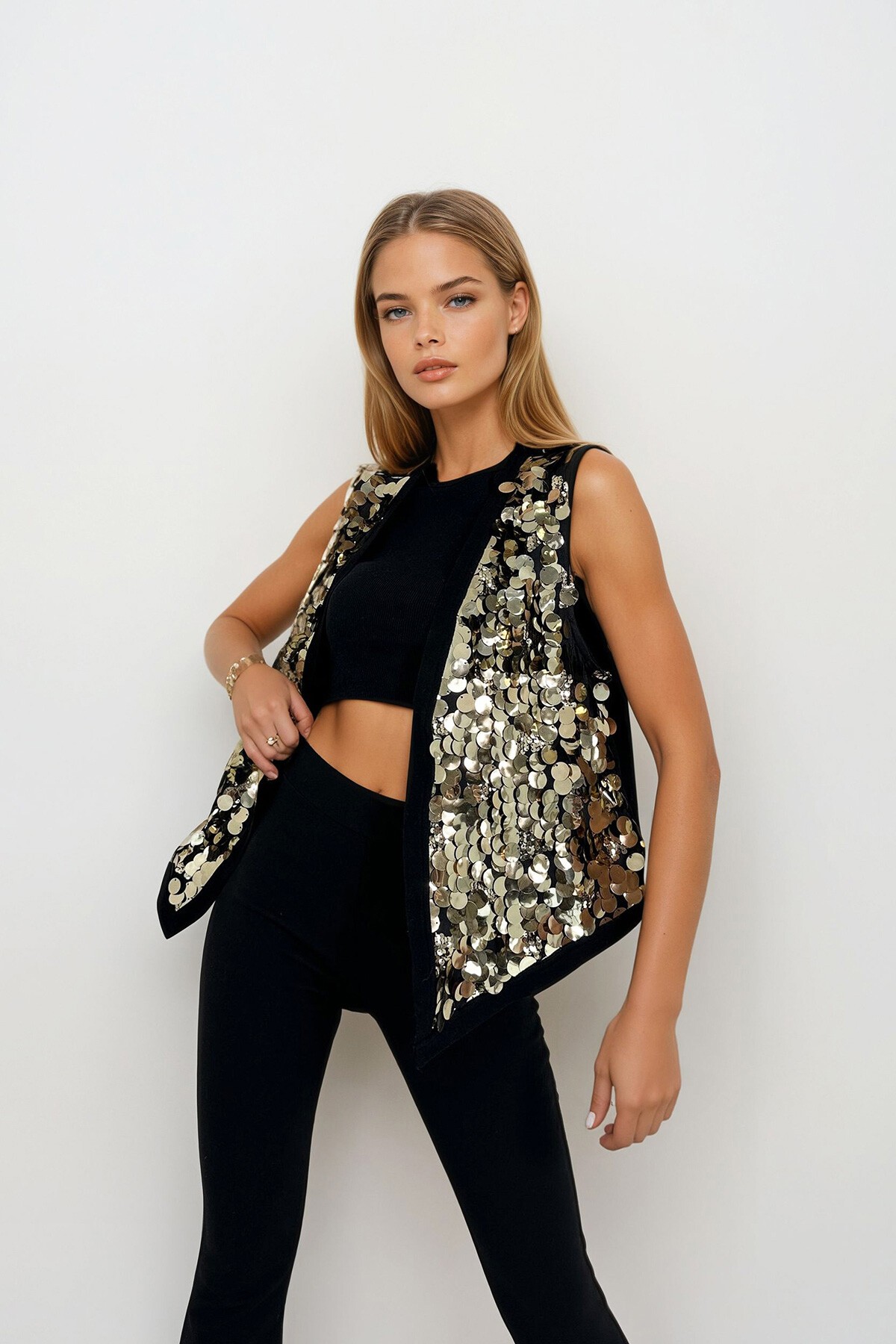 Gold Pul Payet Yelek