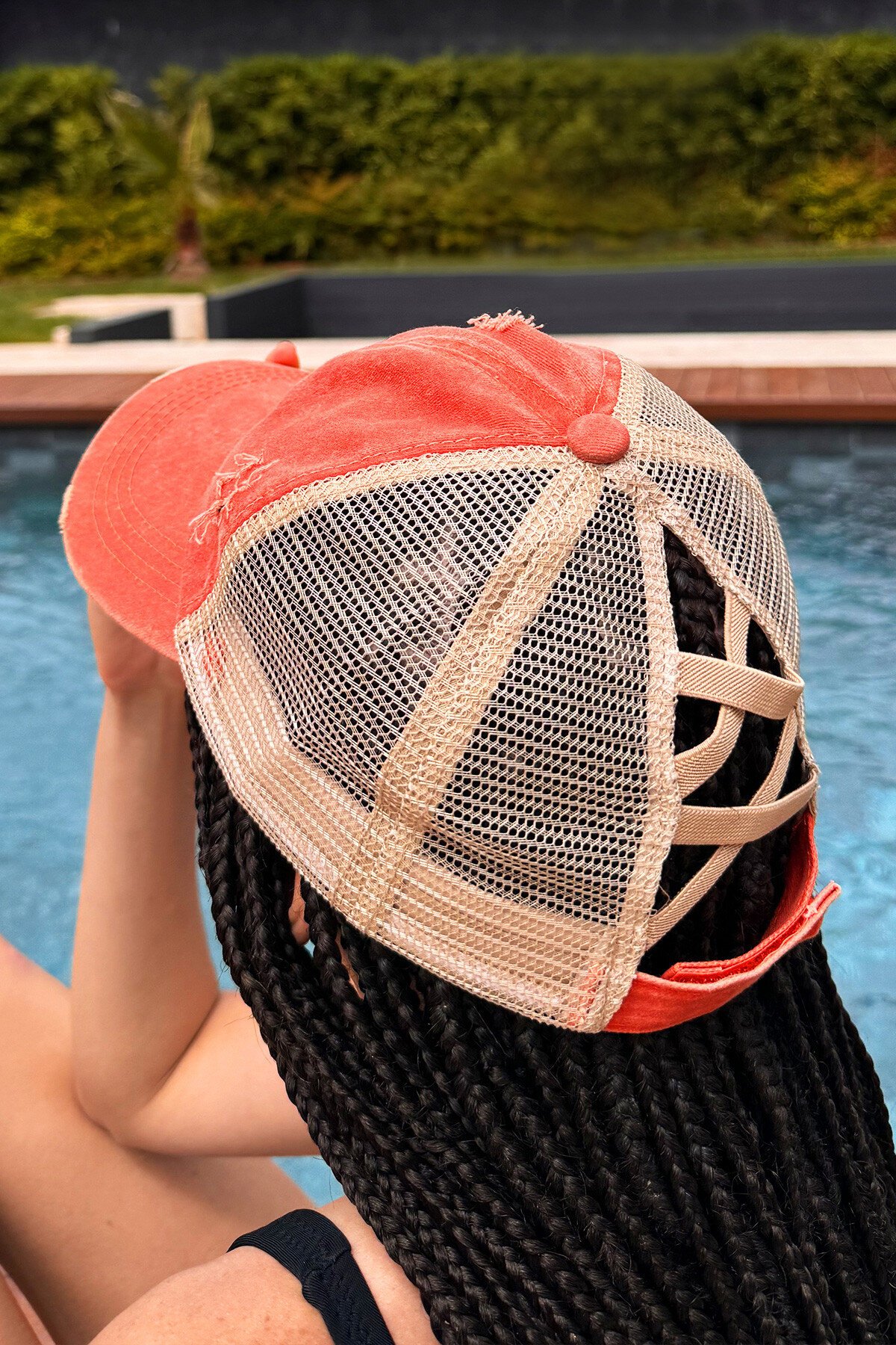 Turuncu Eskitmeli Cırt CırtLı Kasket