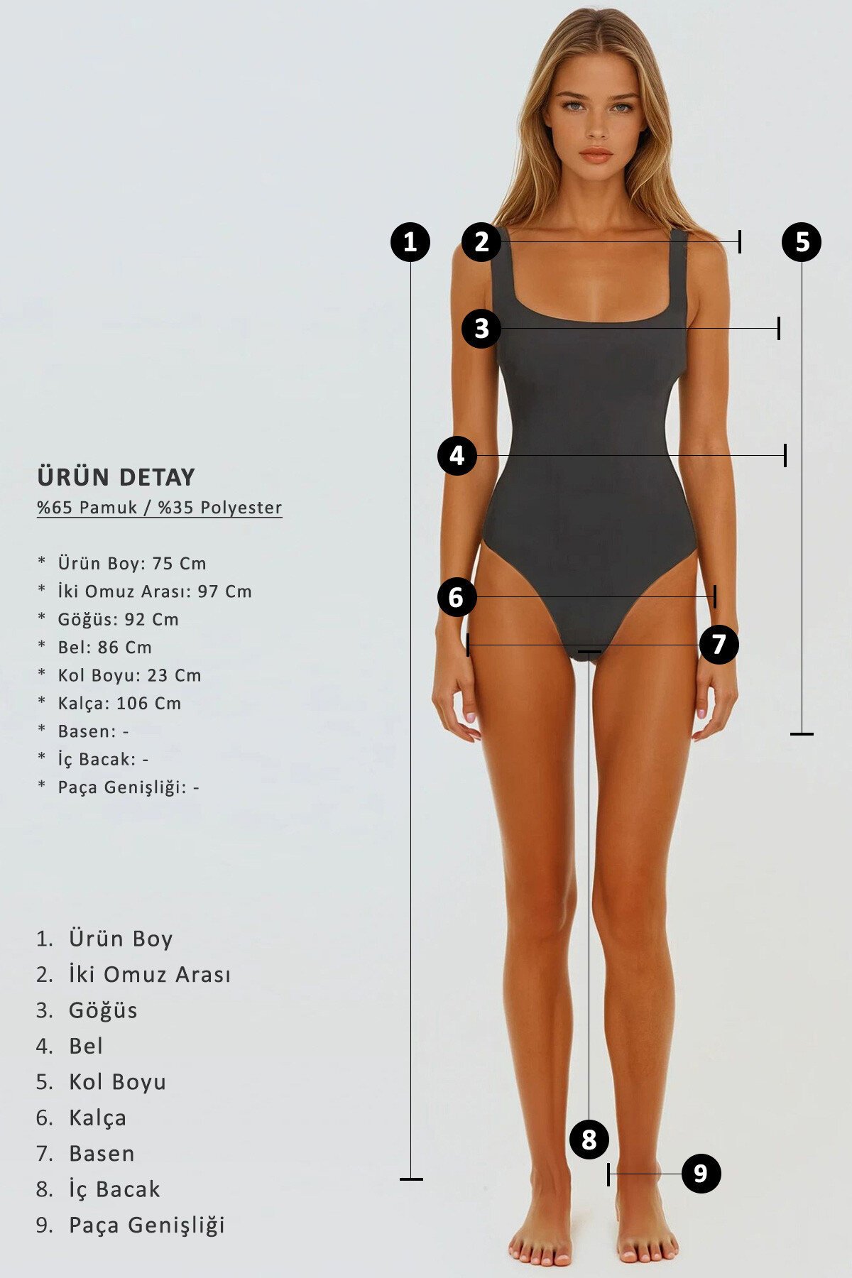 Gri V Yaka Önü Düğmeli Beli Bağlamalı Şort Tulum