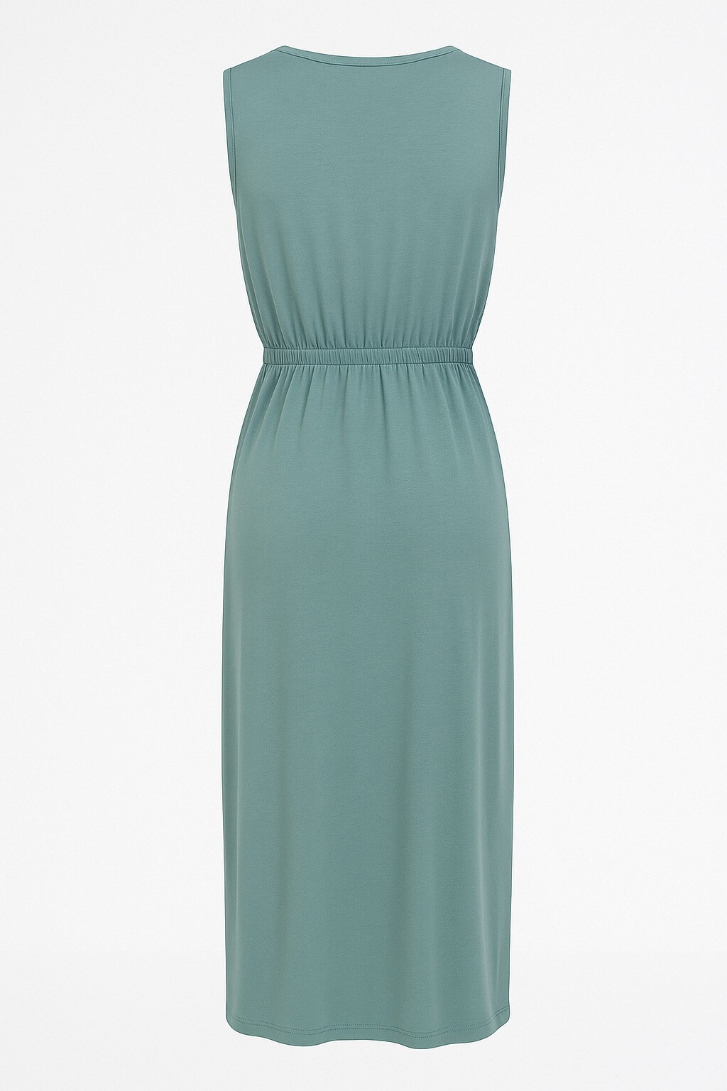 Mint Nakış Baskılı Bohem Elbise