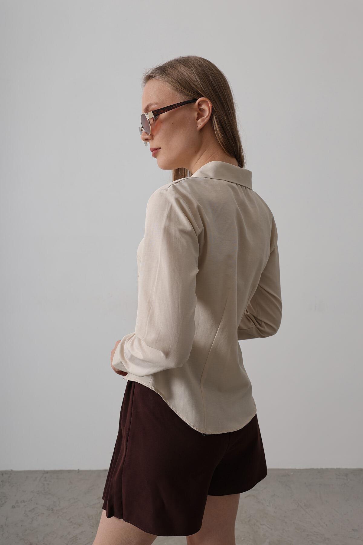 Taş Slim Fit Uzun Kol Basic Gömlek