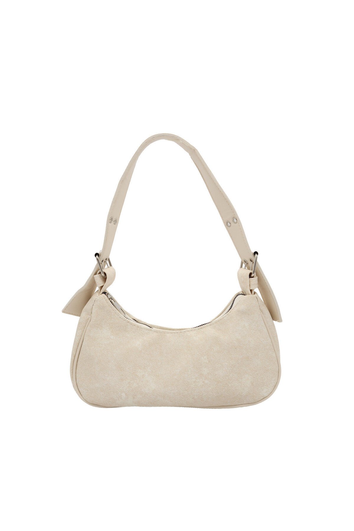 Bej Denim El Çantası