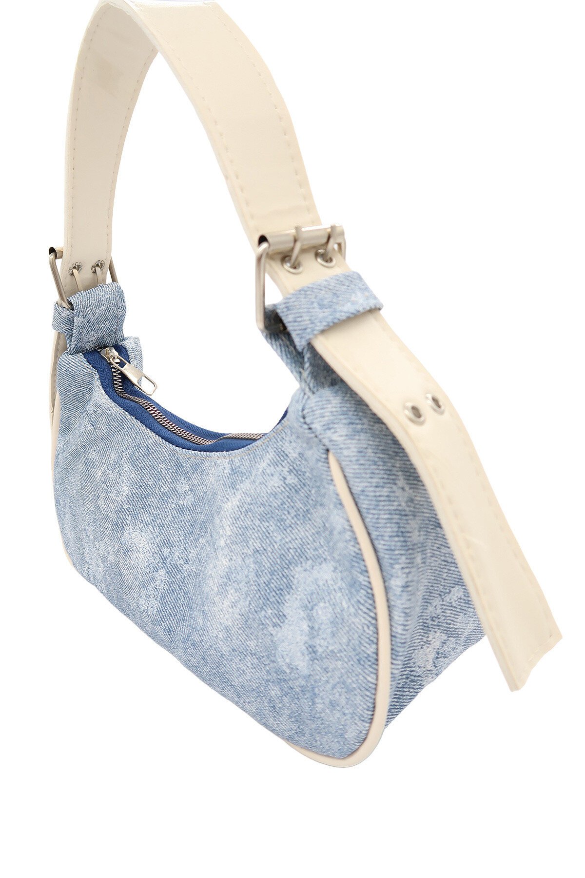 Mavi Denim El Çantası