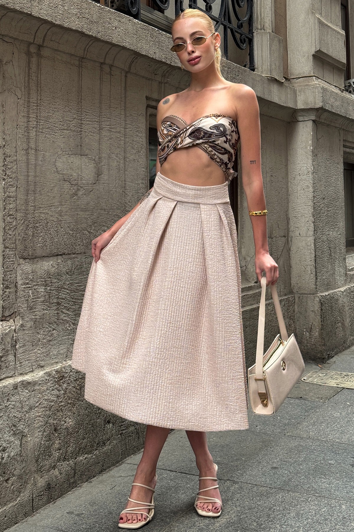 Mix Etek Büstiyer Çanta Ve Gözlük - Boho WhisperS V00049