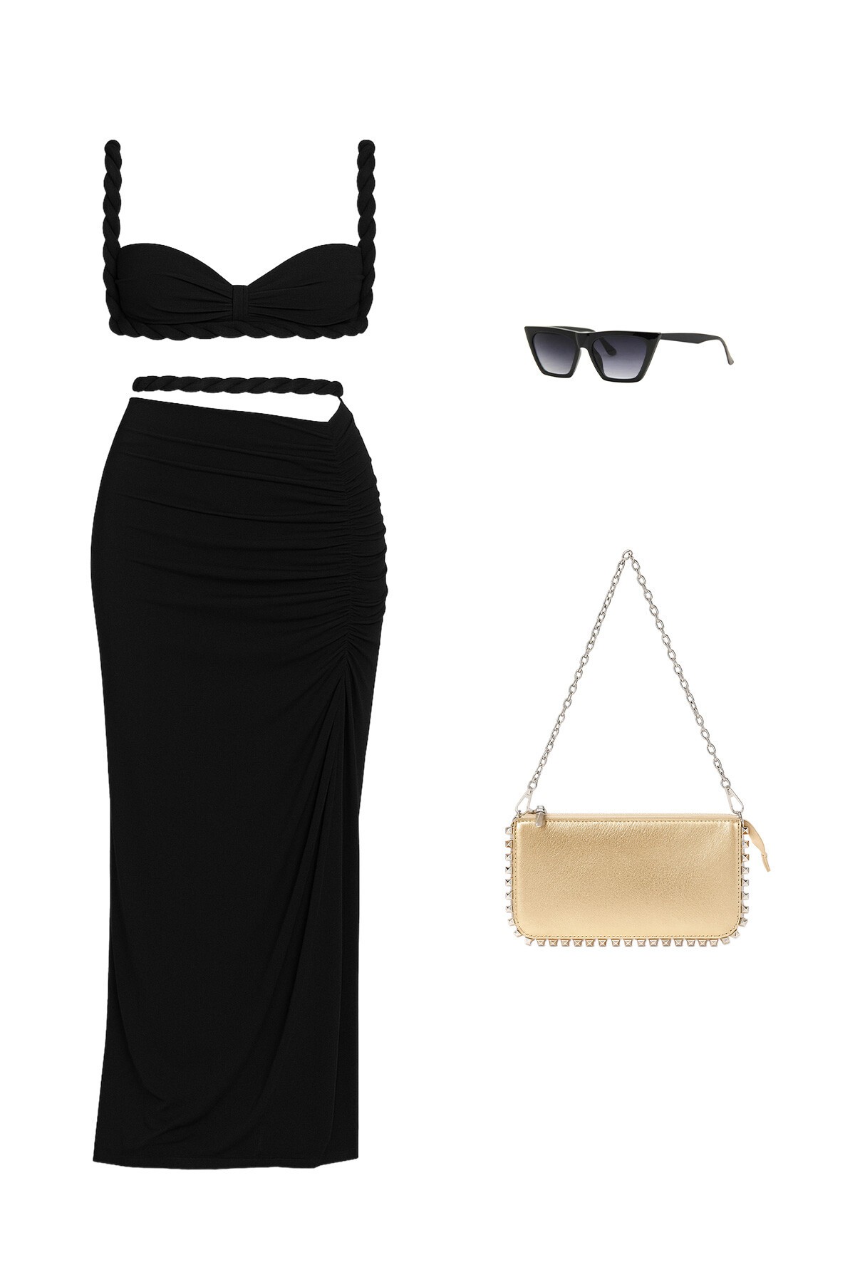 Mix Etek Büstiyer Ve Çanta - Magic Touch V00039