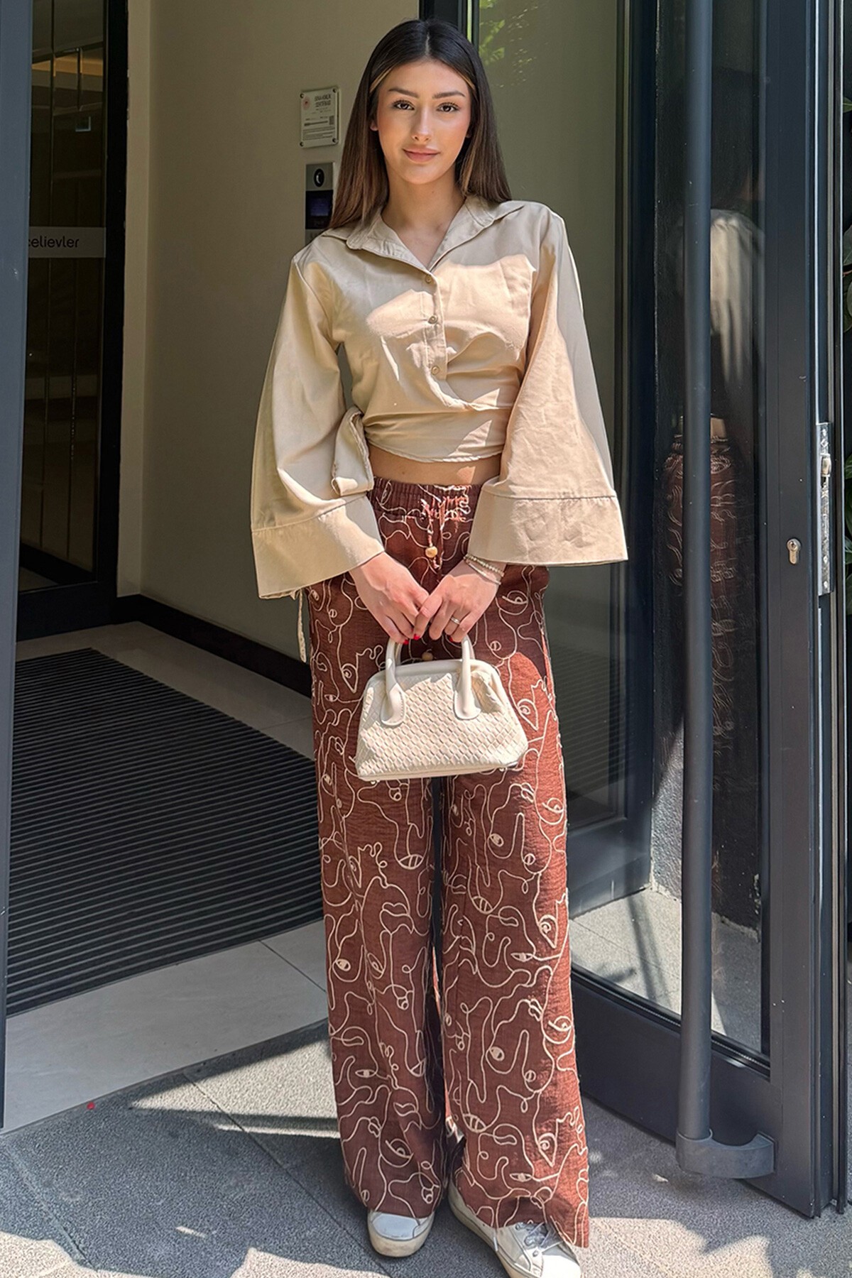 Mix Pantolon Bluz Ve Çanta - Boho WhisperS V00032