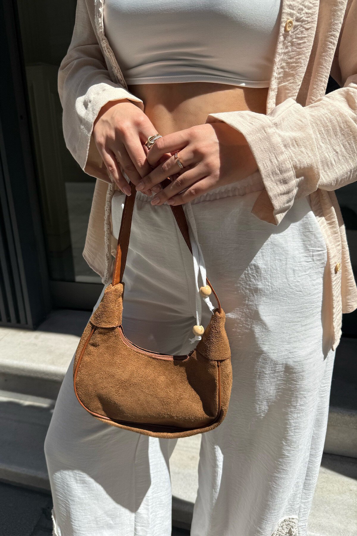 Mix Pantolon Büstiyer Çanta Ve Gömlek - Golden Hour V00014