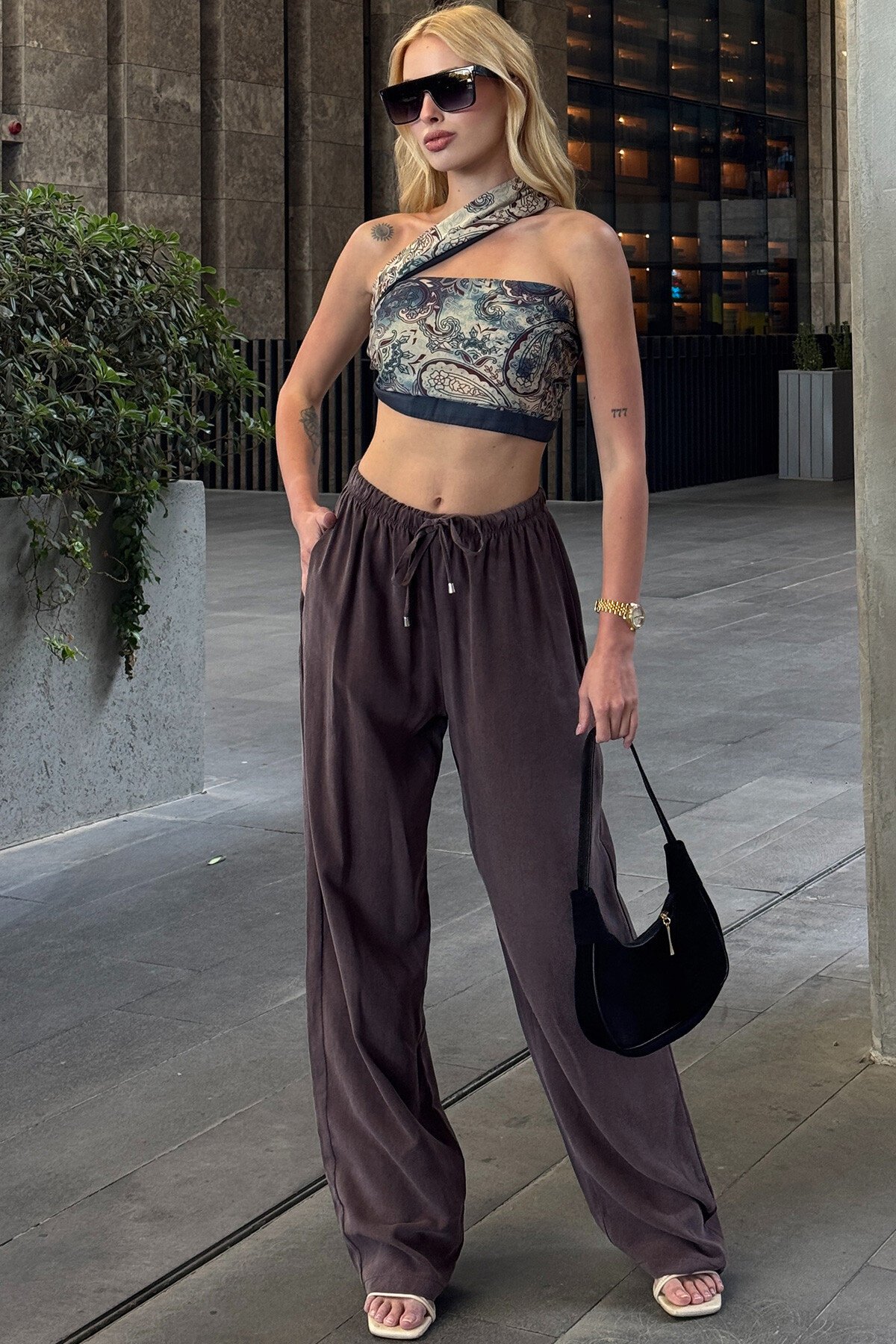 Mix Pantolon Büstiyer Çanta Ve Gözlük - Boho WhisperS V00048