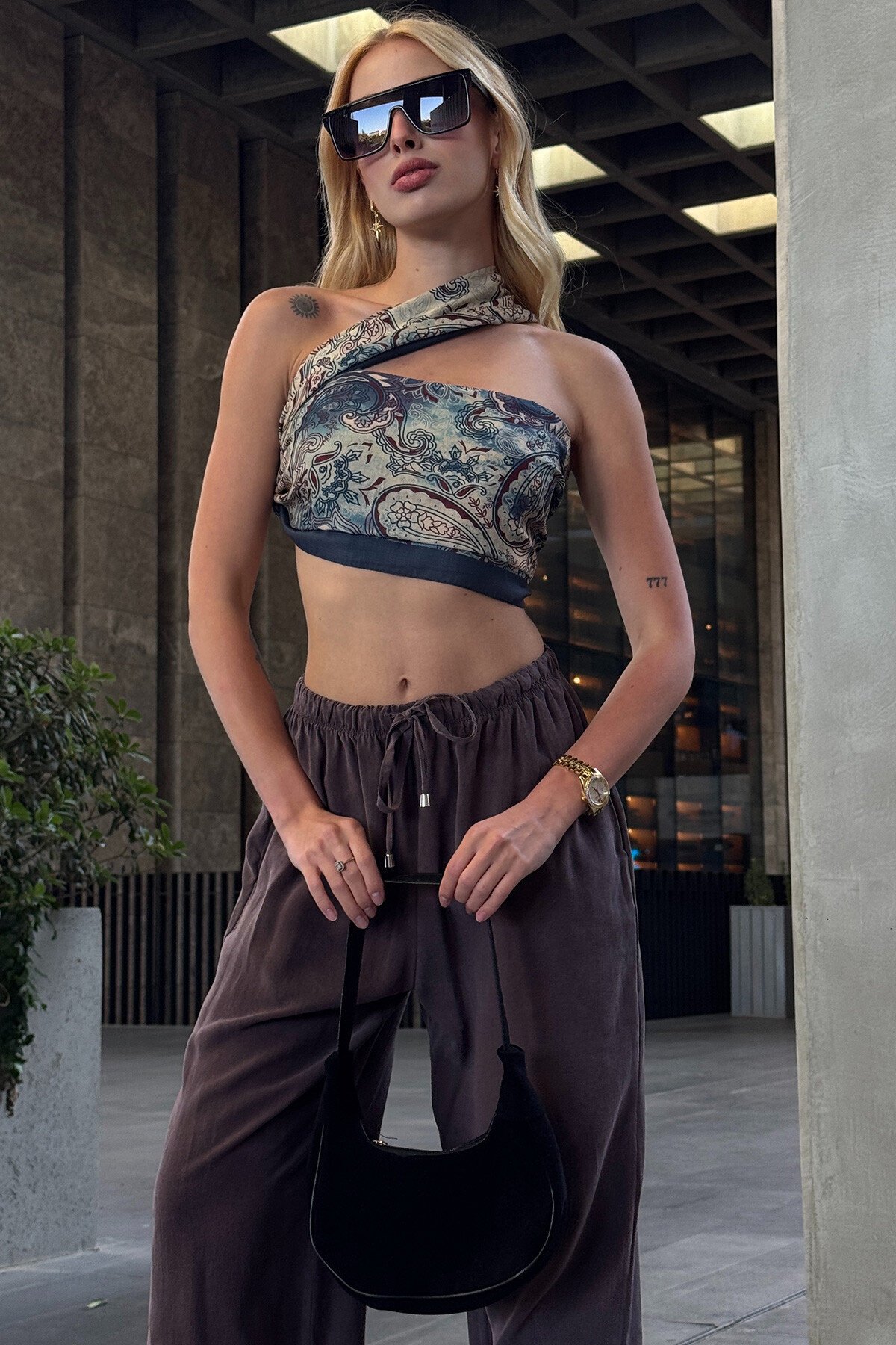 Mix Pantolon Büstiyer Çanta Ve Gözlük - Boho WhisperS V00048