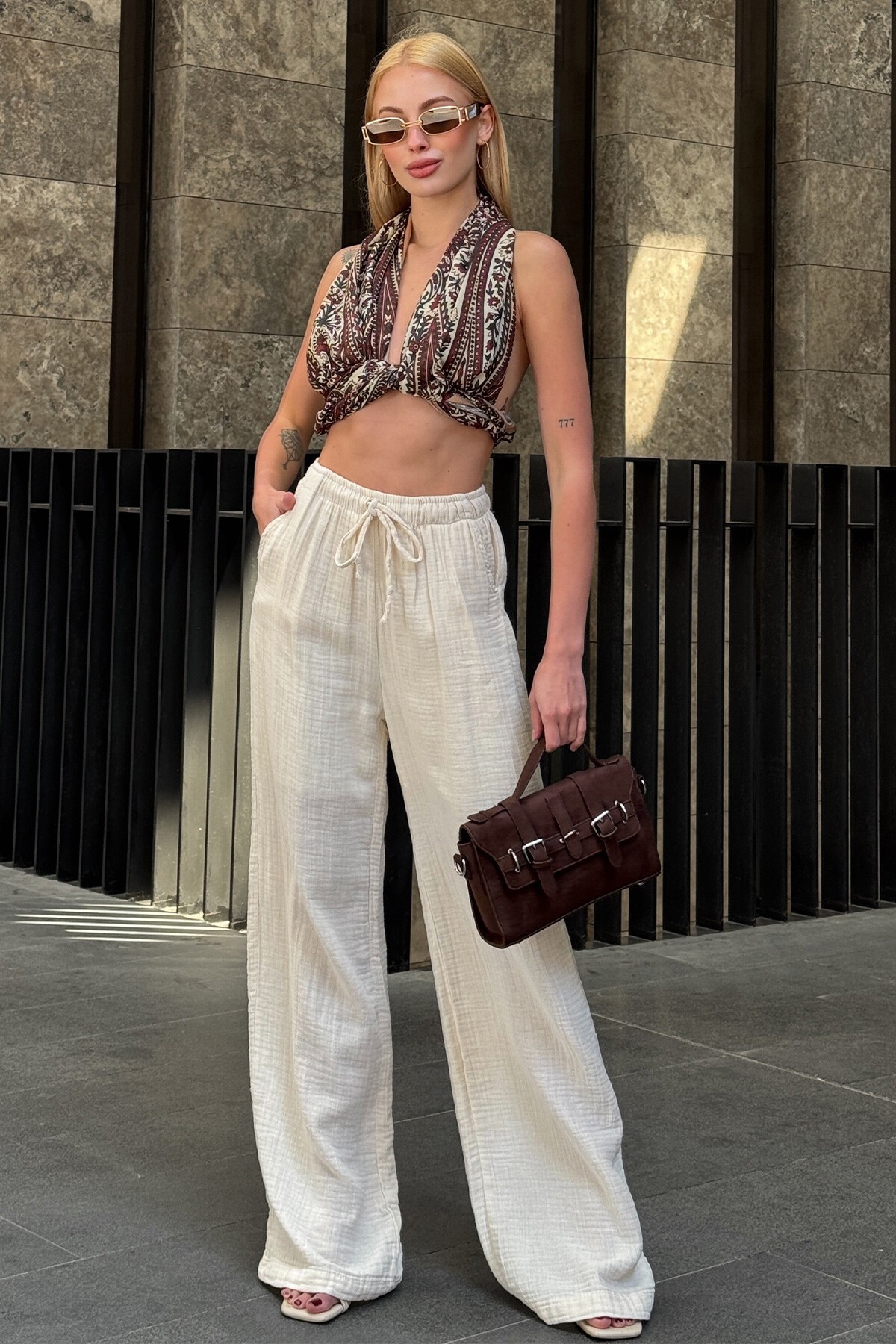 Mix Pantolon Büstiyer Çanta Ve Gözlük - Boho WhisperS V00052