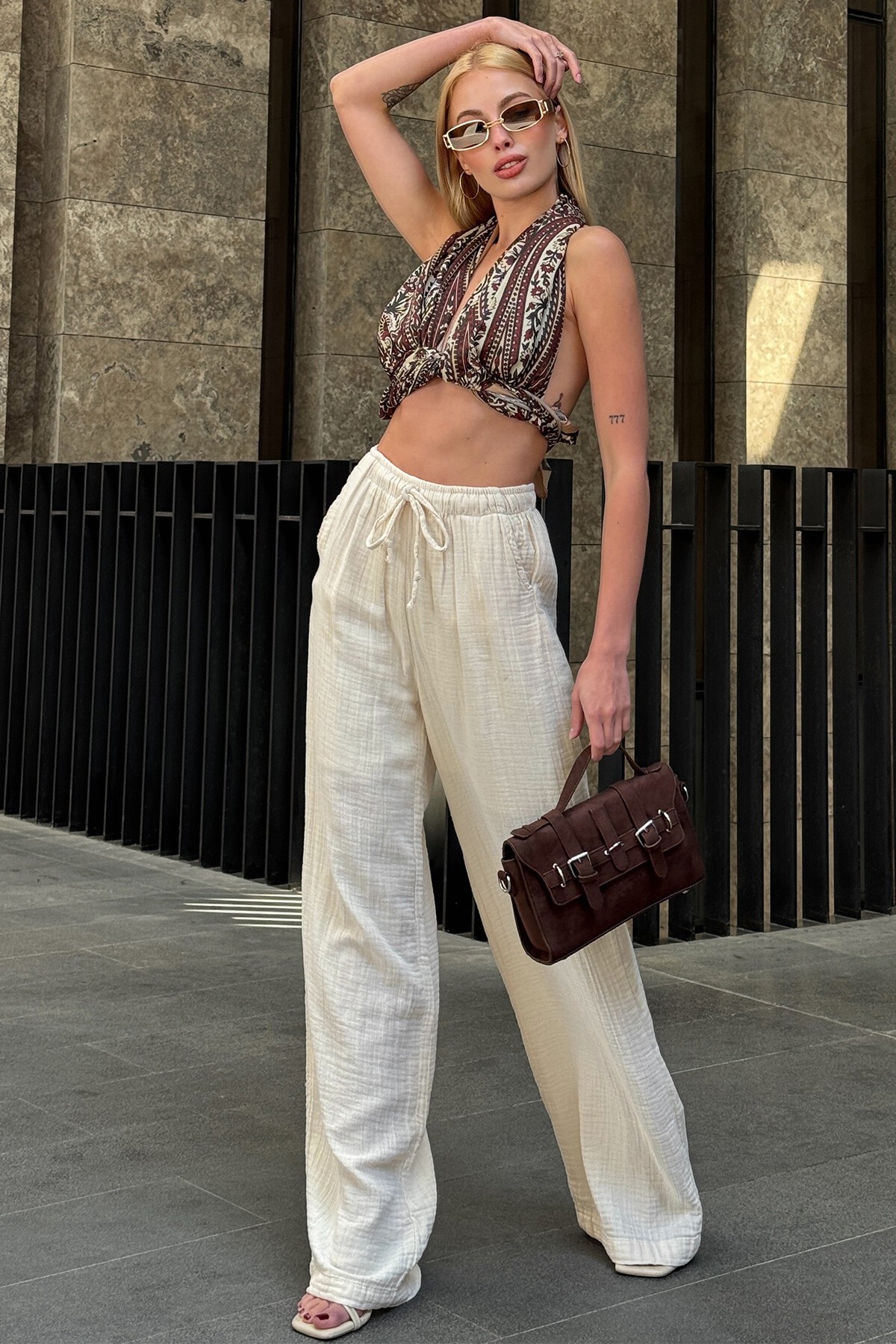 Mix Pantolon Büstiyer Çanta Ve Gözlük - Boho WhisperS V00052