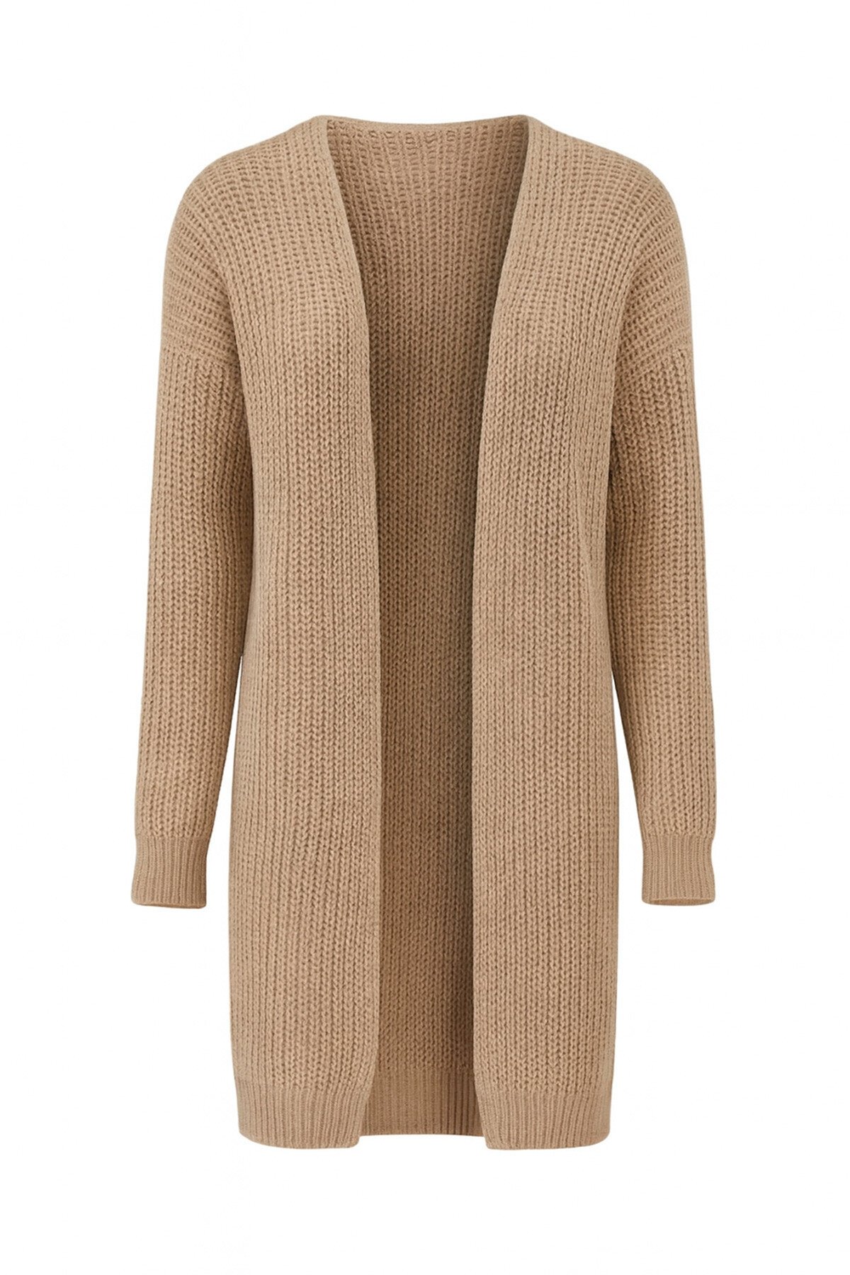 Vizon Salaş Kesim Selanik Örgü Basic Triko Hırka