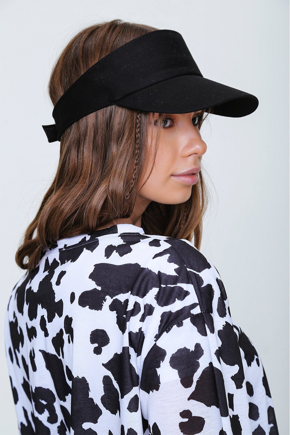 Siyah Tenis Şapkası