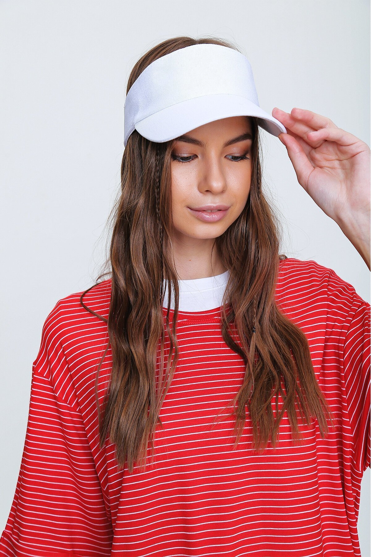 Beyaz Tenis Şapkası