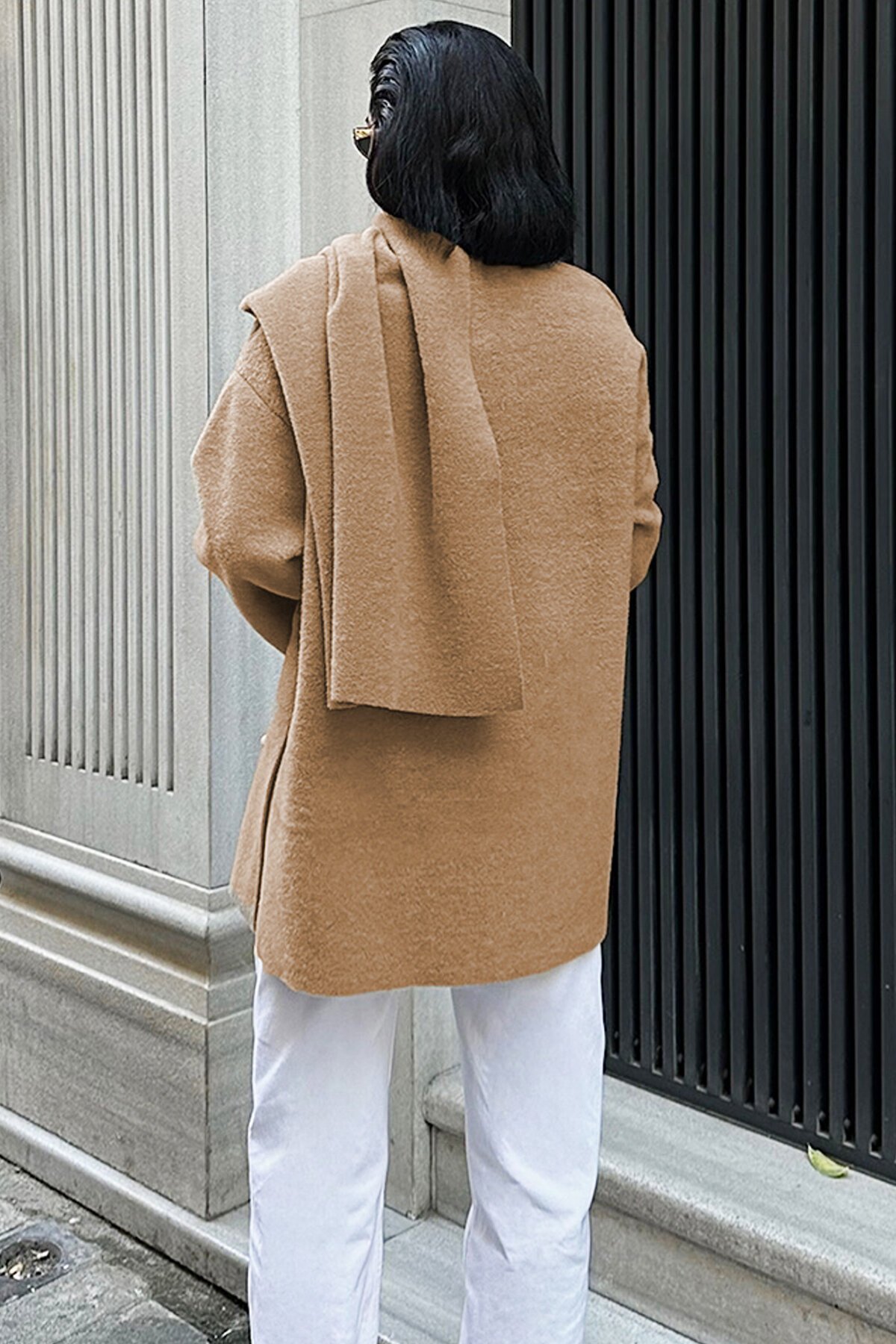 Vizon Yün Karışımlı Ceket