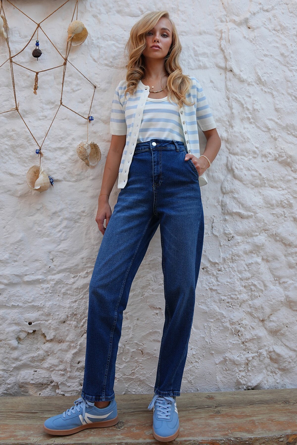 Baggy Fit Balon Kesim Jean Pantolon