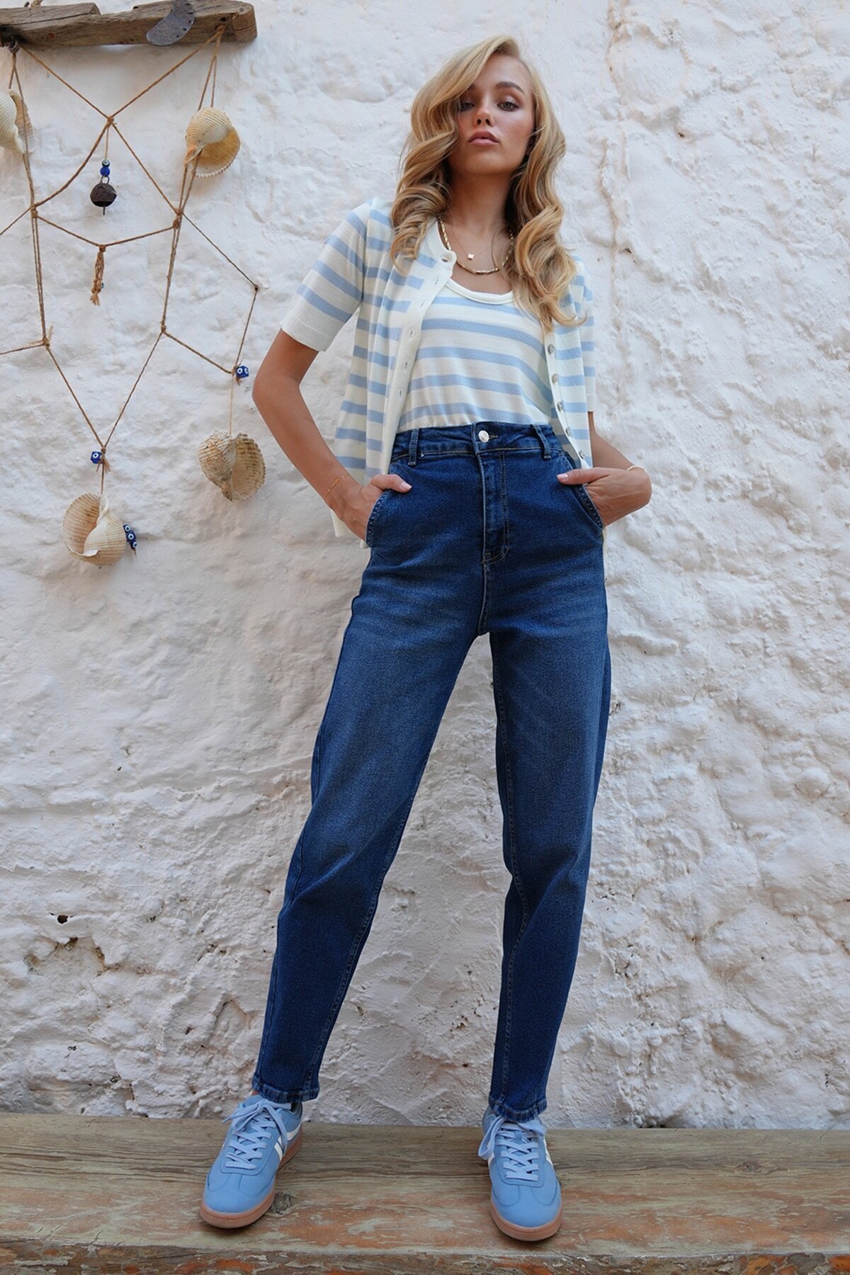 Baggy Fit Balon Kesim Jean Pantolon