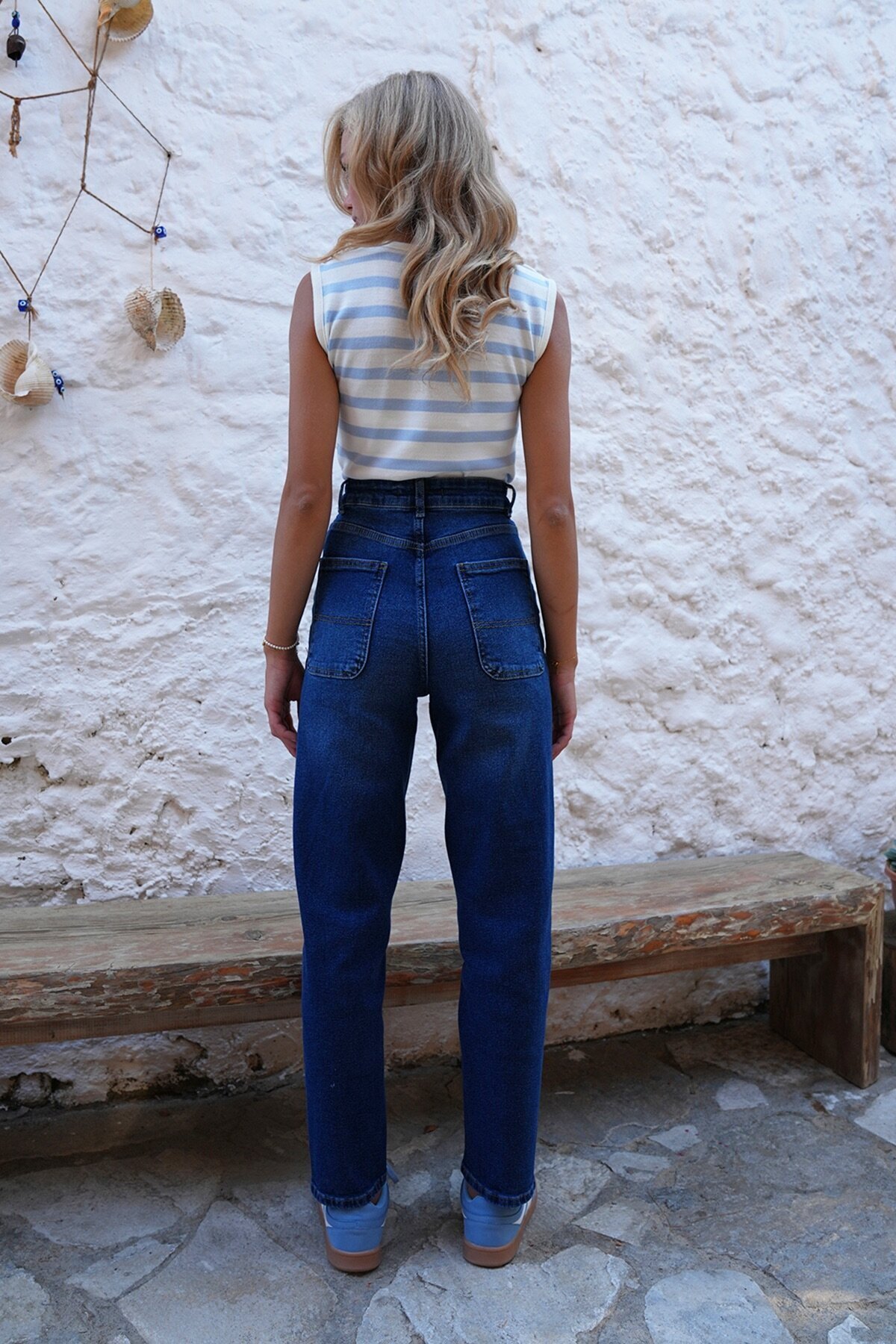 Baggy Fit Balon Kesim Jean Pantolon