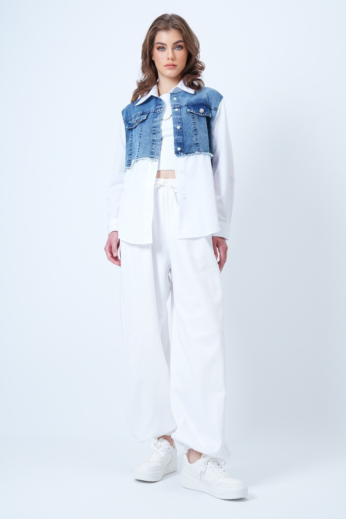 Jean Garneli Poplin Gömlek