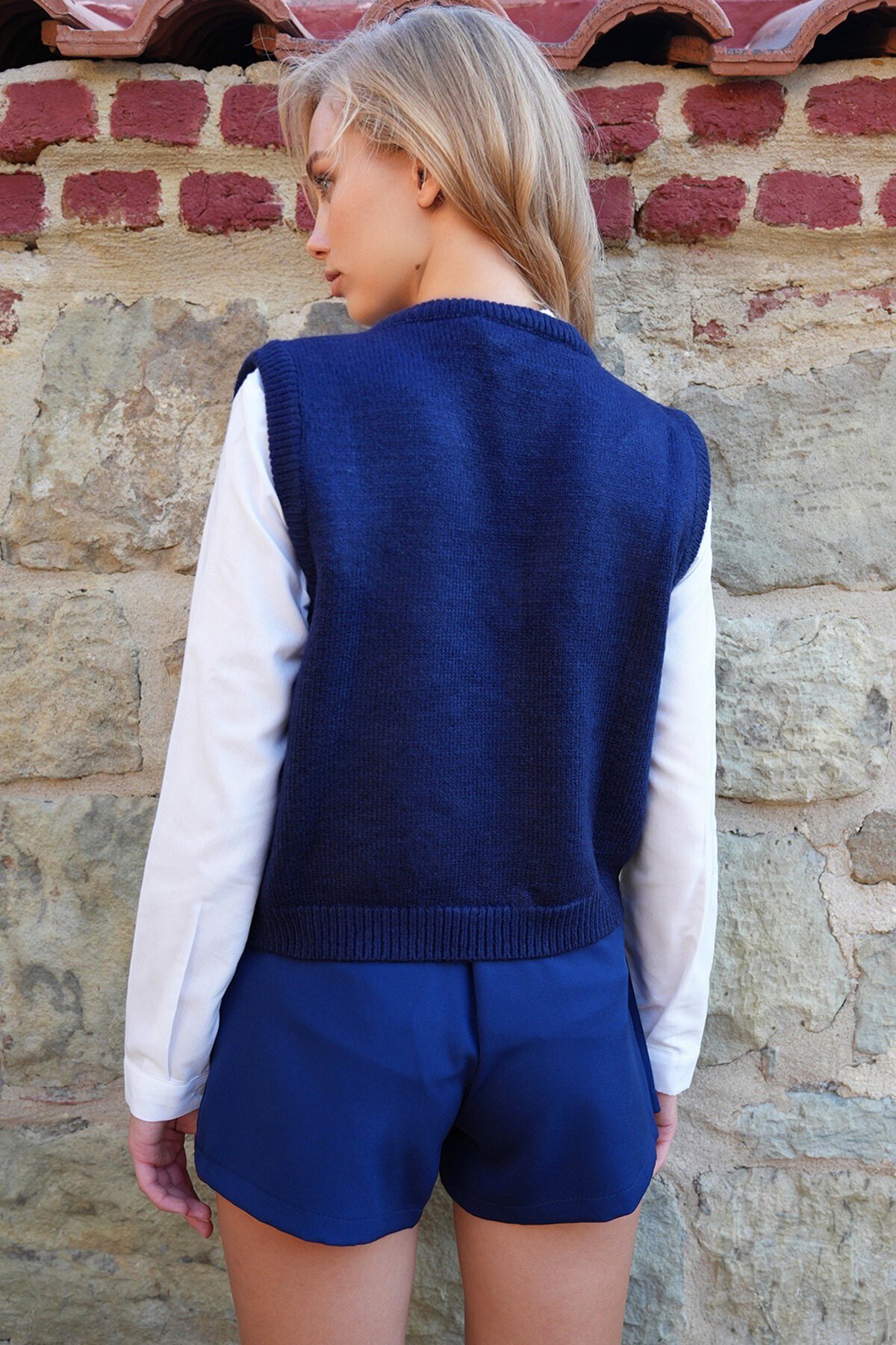 V Yaka Kolej Süveter