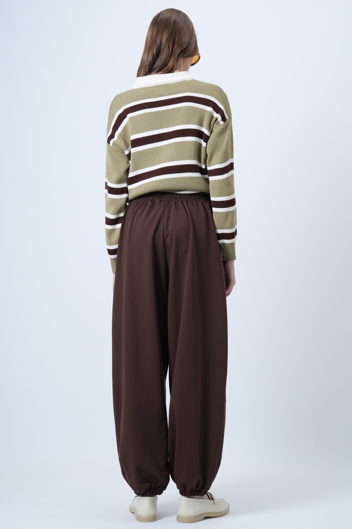 Çift Cepli Dikiş Detaylı Jogger Pantolon