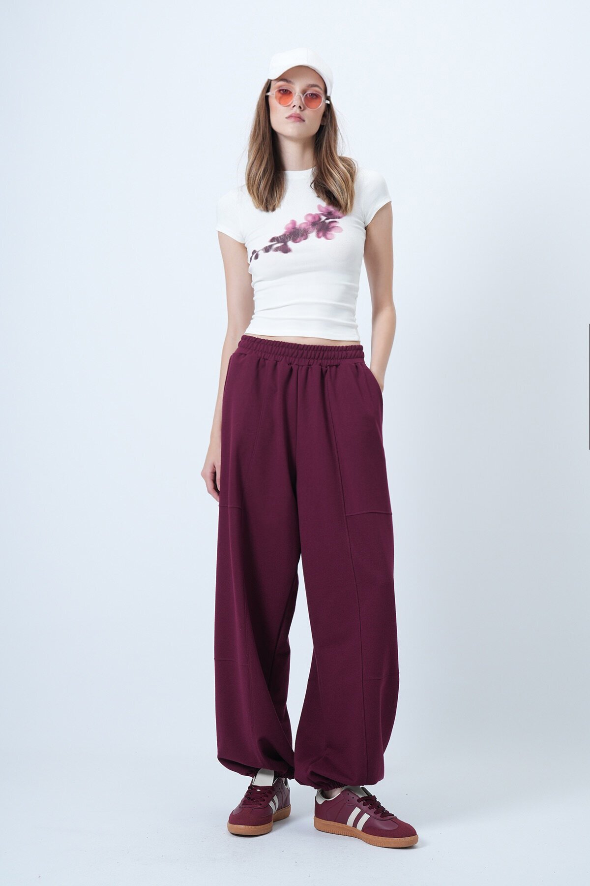 Çift Cepli Dikiş Detaylı Jogger Pantolon