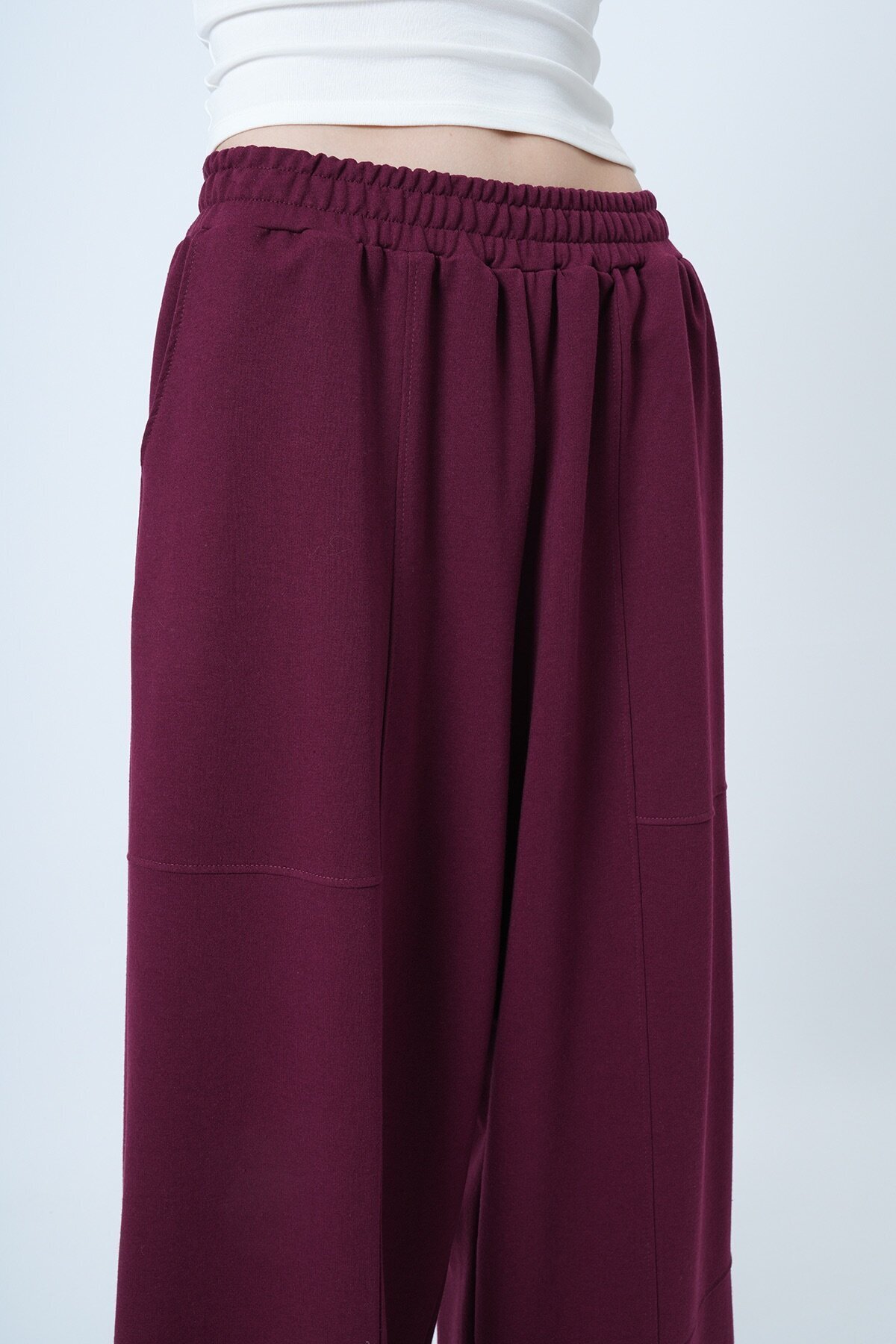 Çift Cepli Dikiş Detaylı Jogger Pantolon