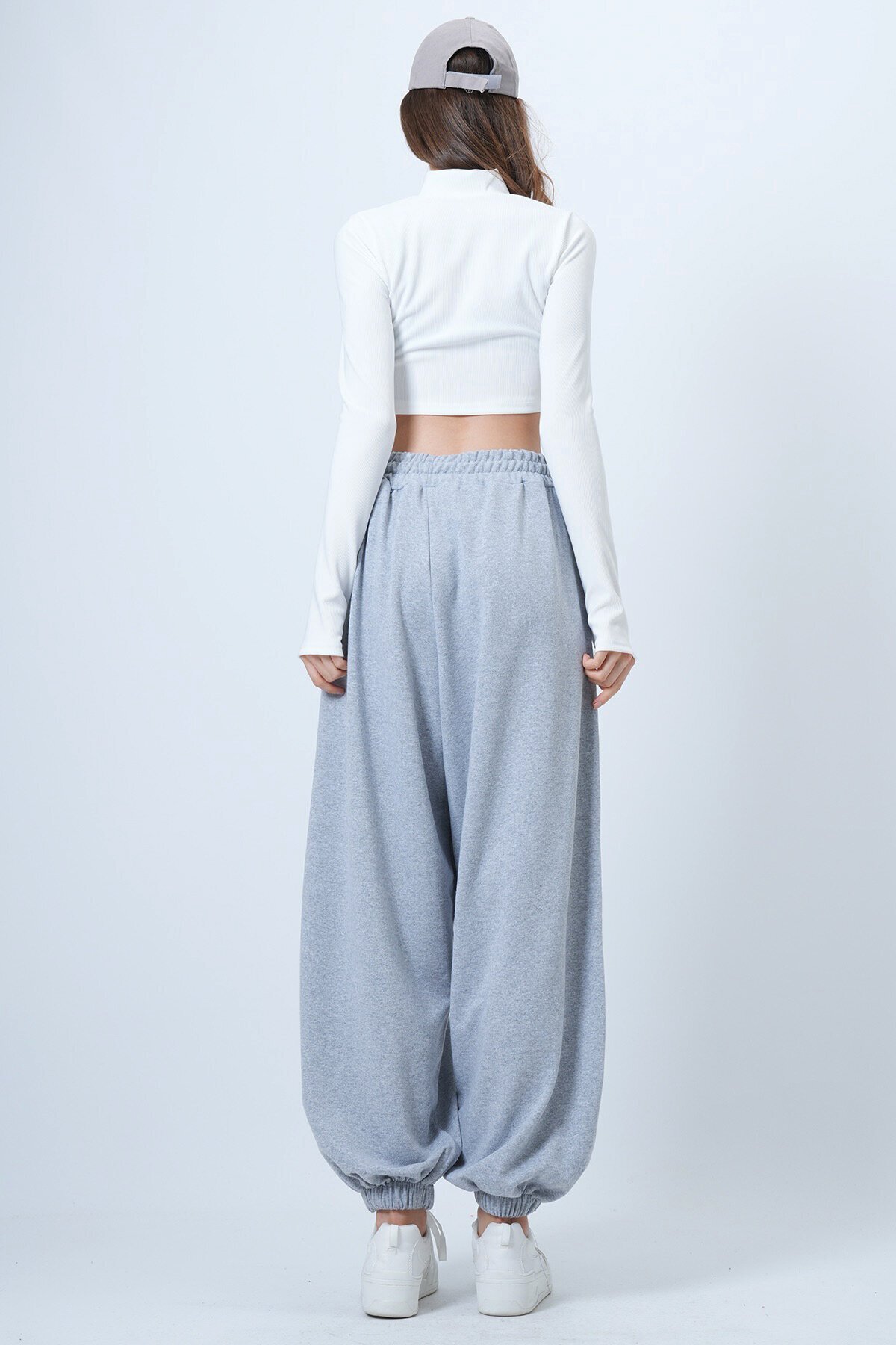 Çift Cepli Dikiş Detaylı Jogger Pantolon